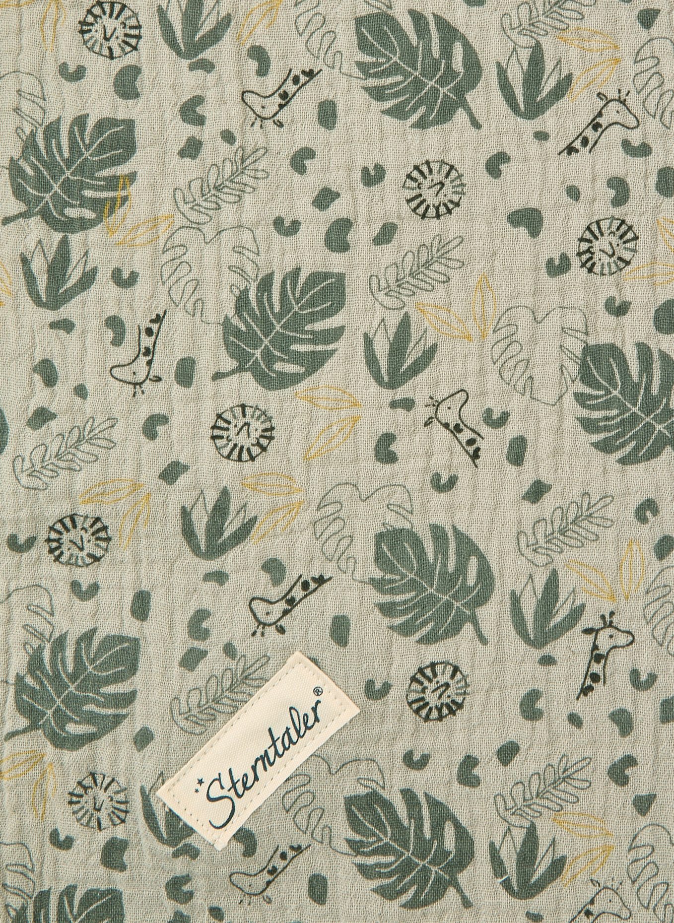 Sterntaler Babydecke mit Kapuze Safari: GRAU