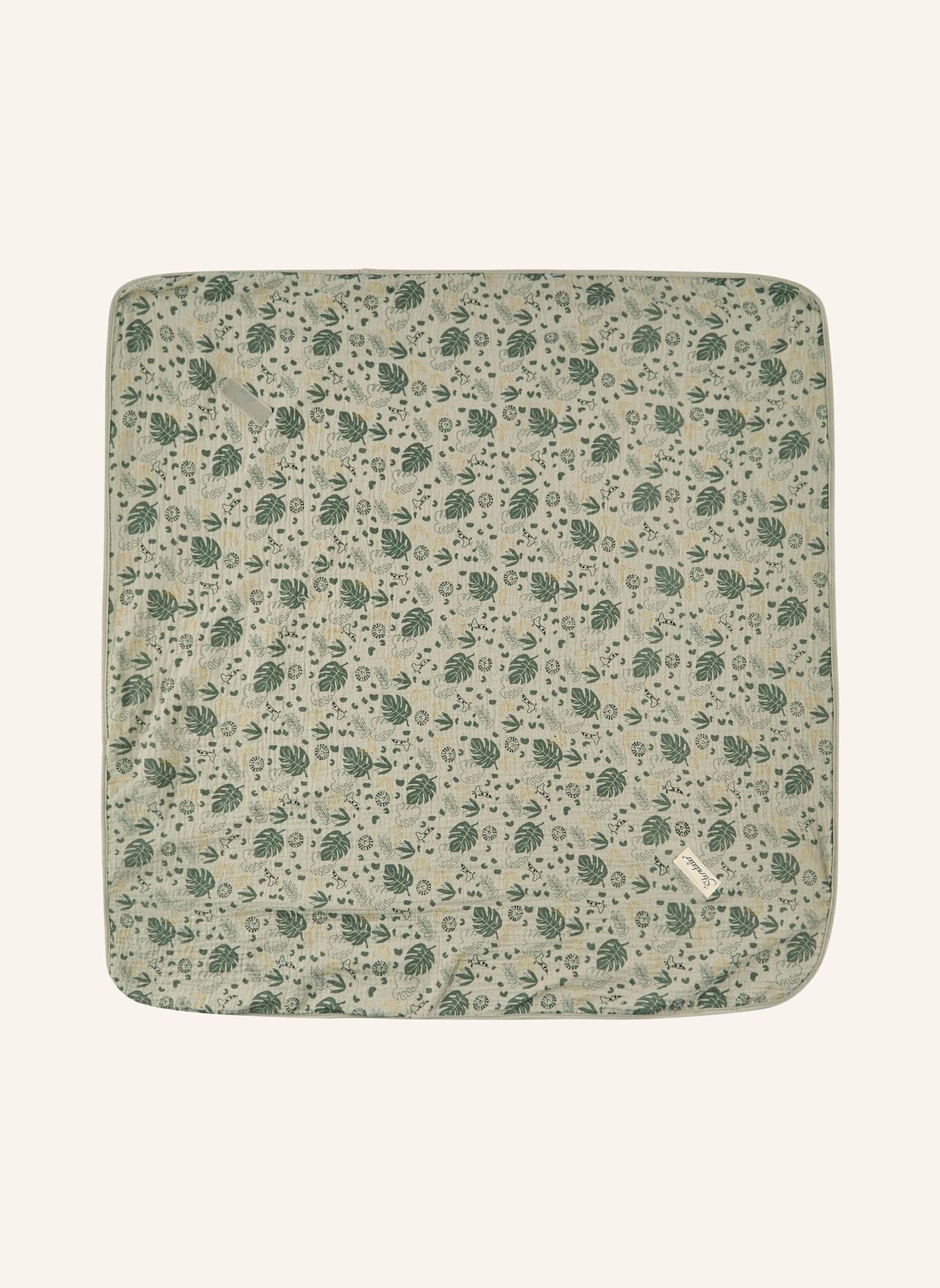 Sterntaler Babydecke mit Kapuze Safari: GRAU