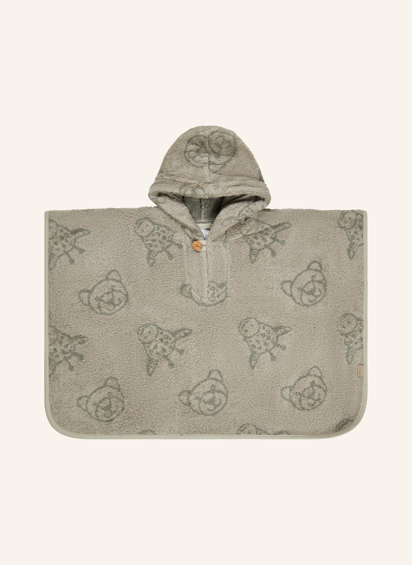 Sterntaler Badeponcho LÖWE Leo: GRAU