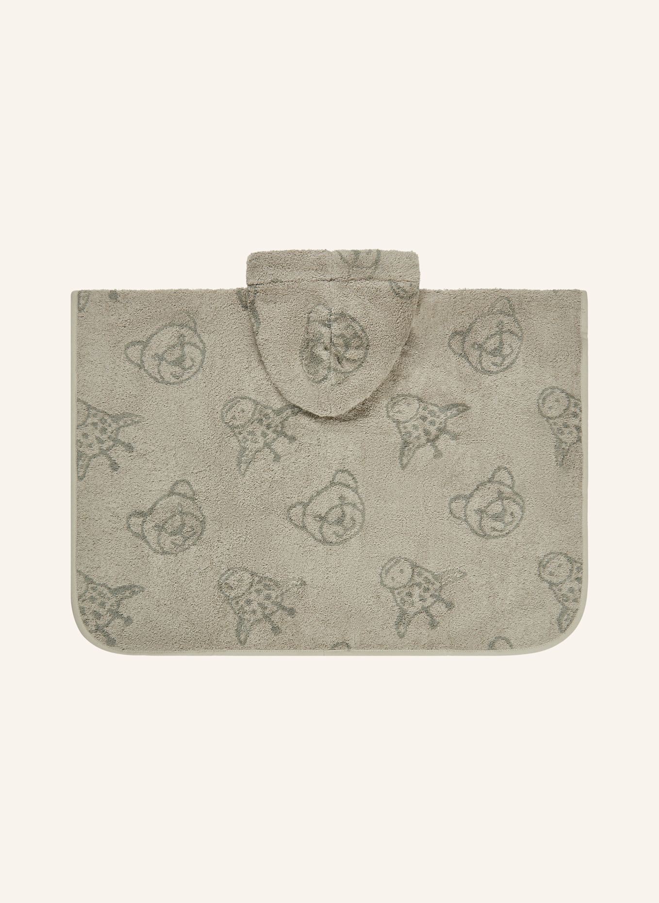 Sterntaler Badeponcho LÖWE Leo: GRAU
