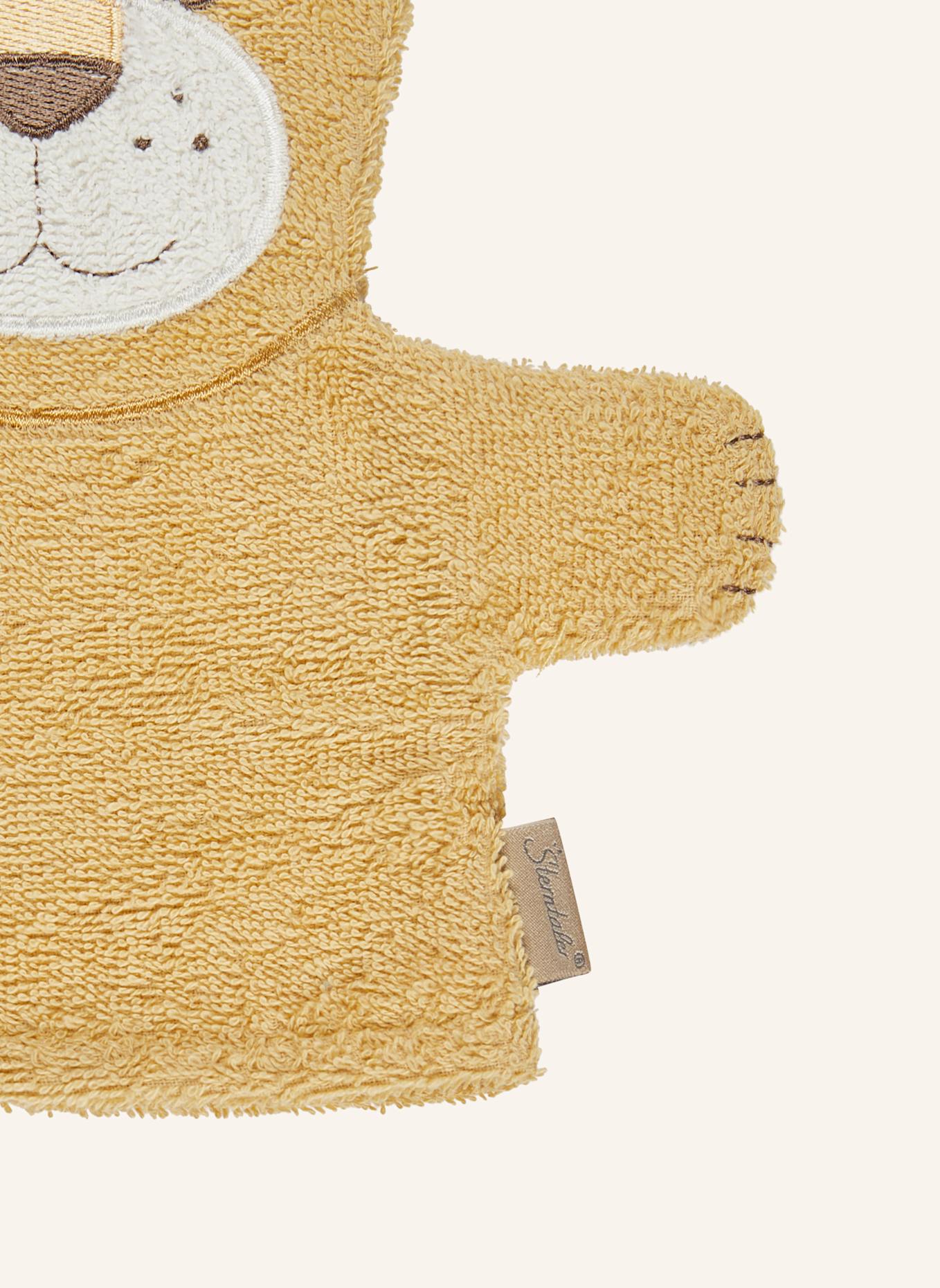 Sterntaler Waschhandschuh LÖWE Leo: GELB