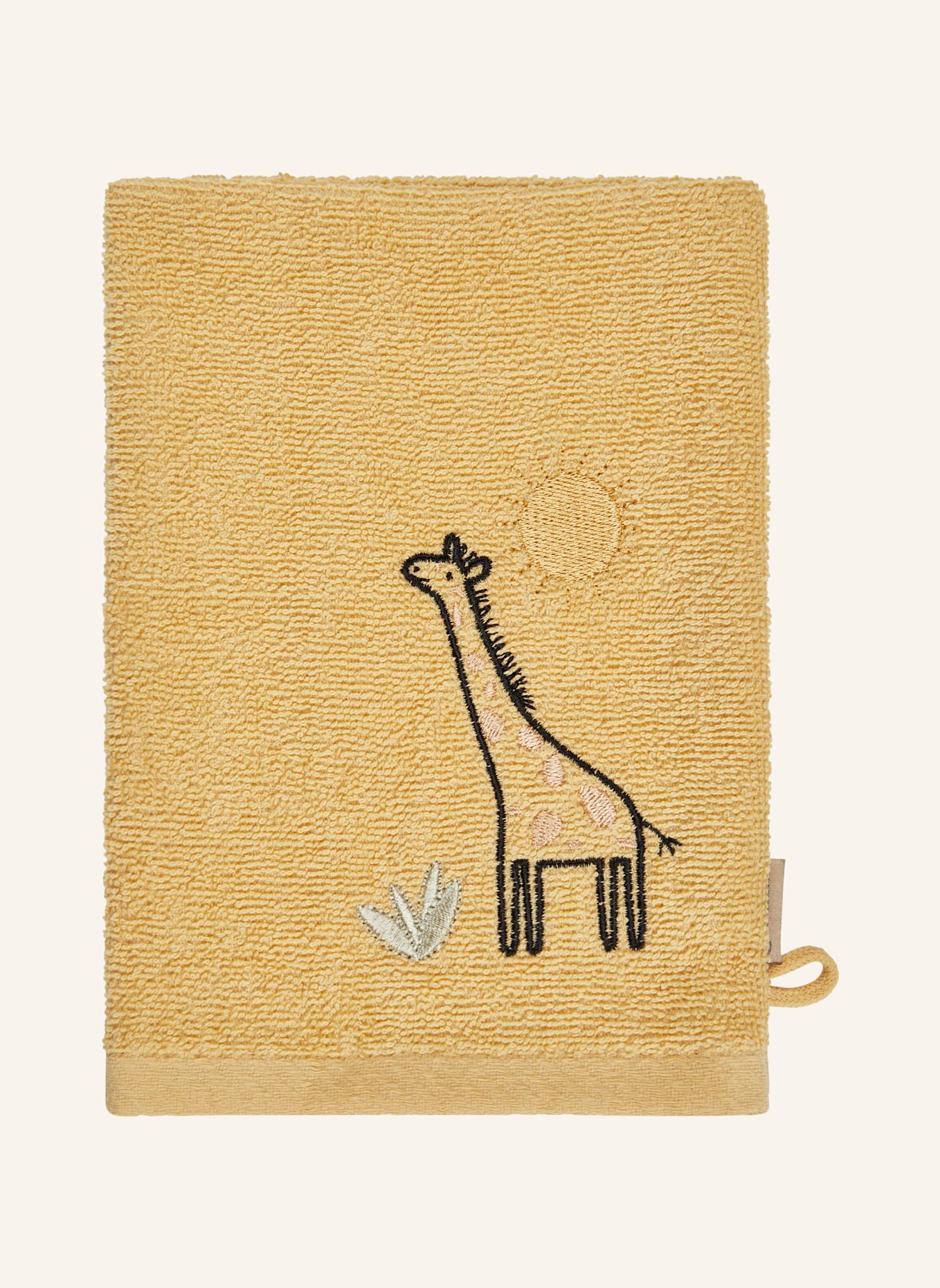 Sterntaler Waschlappen 2er-Pack GIRAFFE Kaya: WEISS