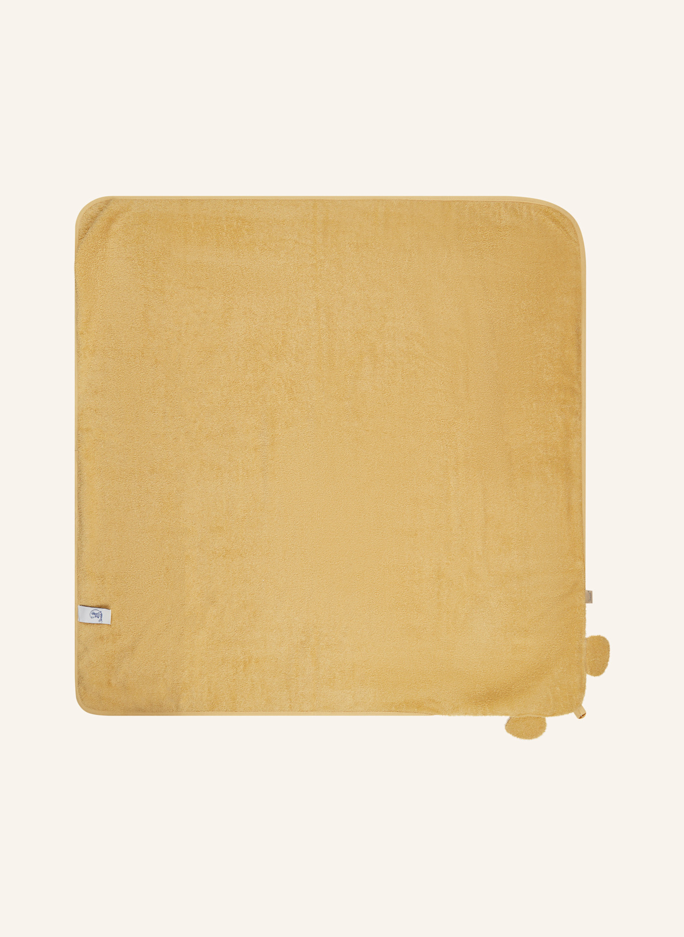 Sterntaler Kapuzenbadetuch 100x100 cm LÖWE Leo: GELB