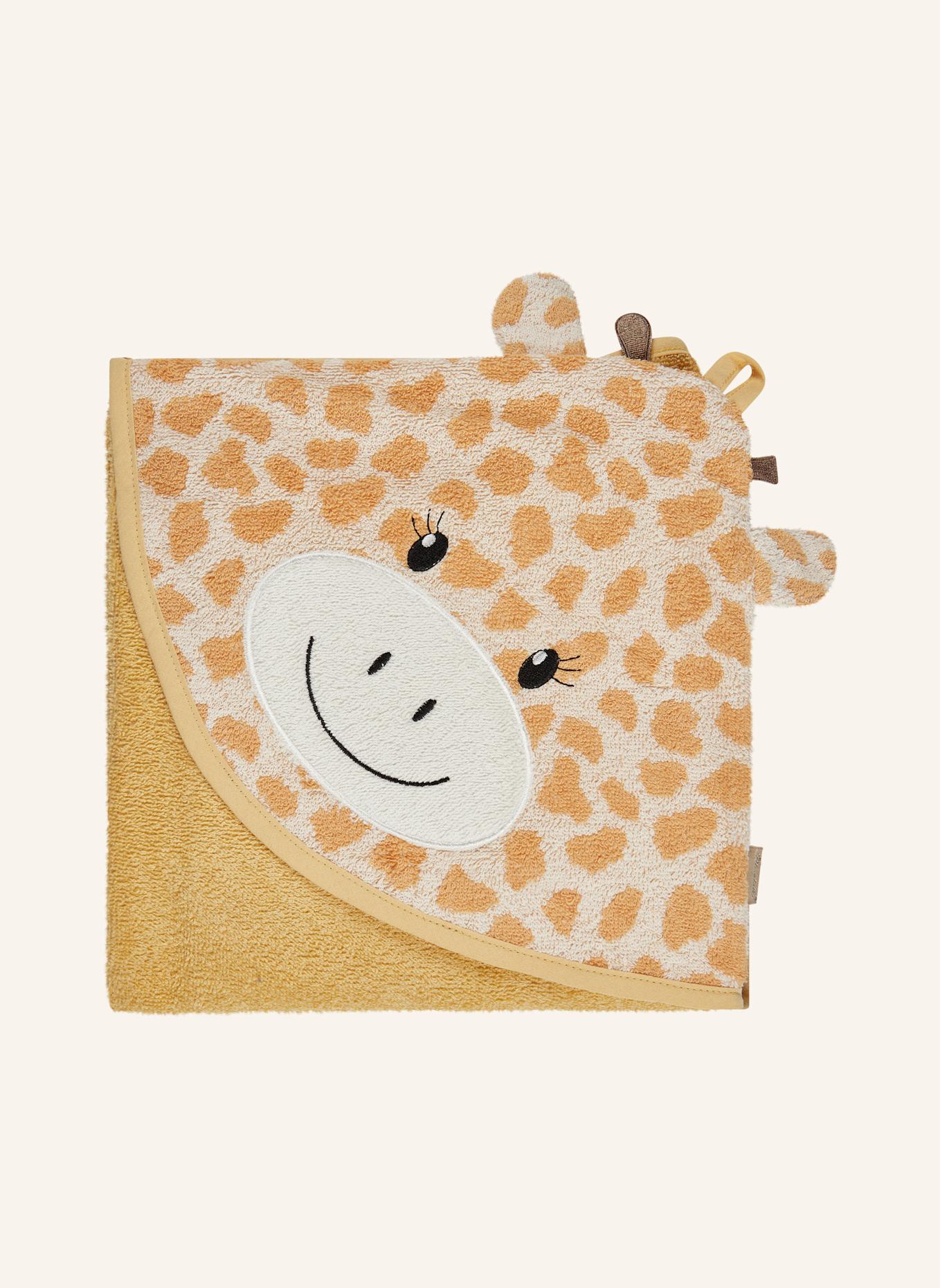 Sterntaler Kapuzenbadetuch 100x100 cm GIRAFFE Kaya: BEIGE
