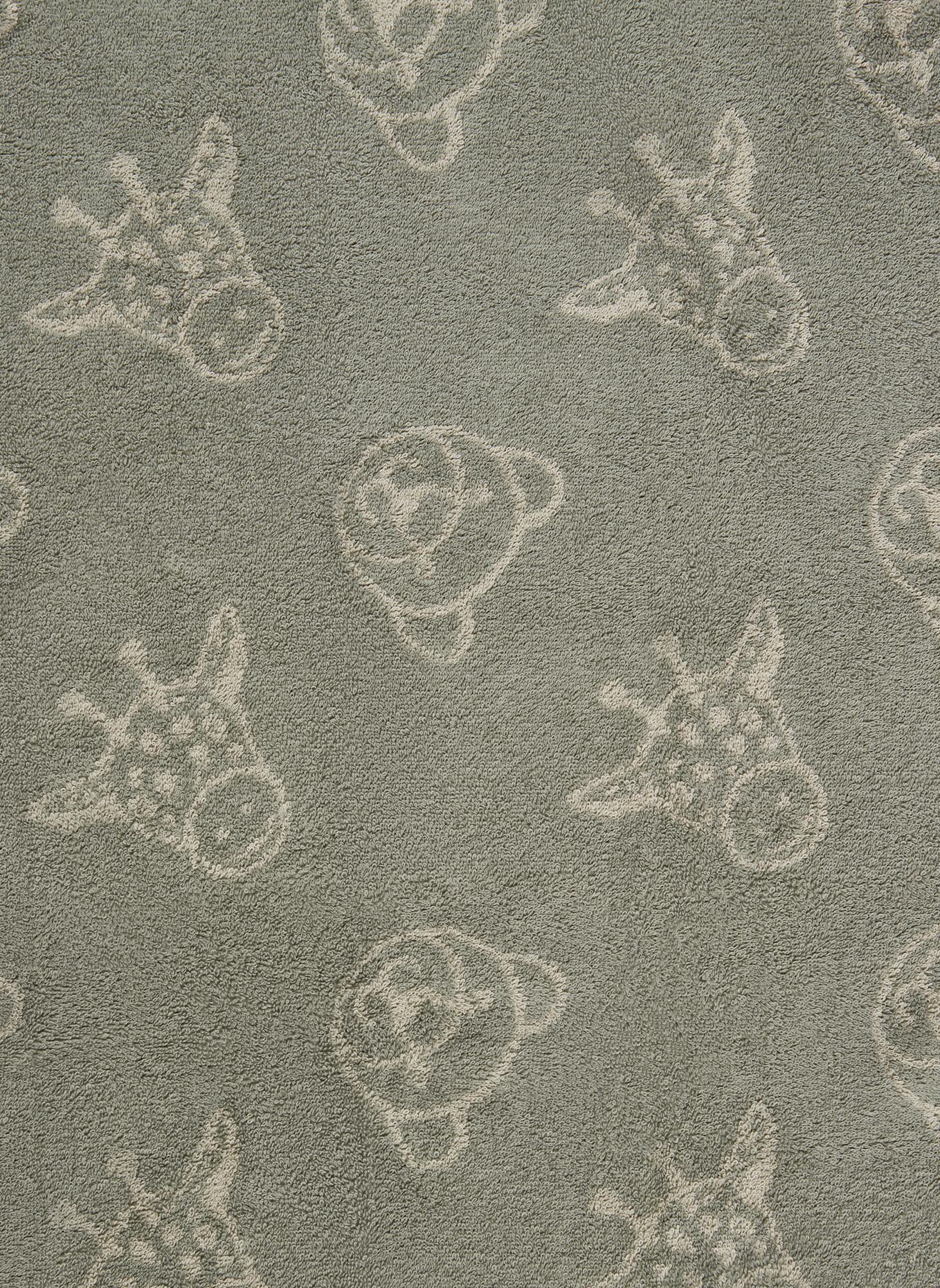 Sterntaler Kapuzenbadetuch 100x70 cm LÖWE Leo: GRAU