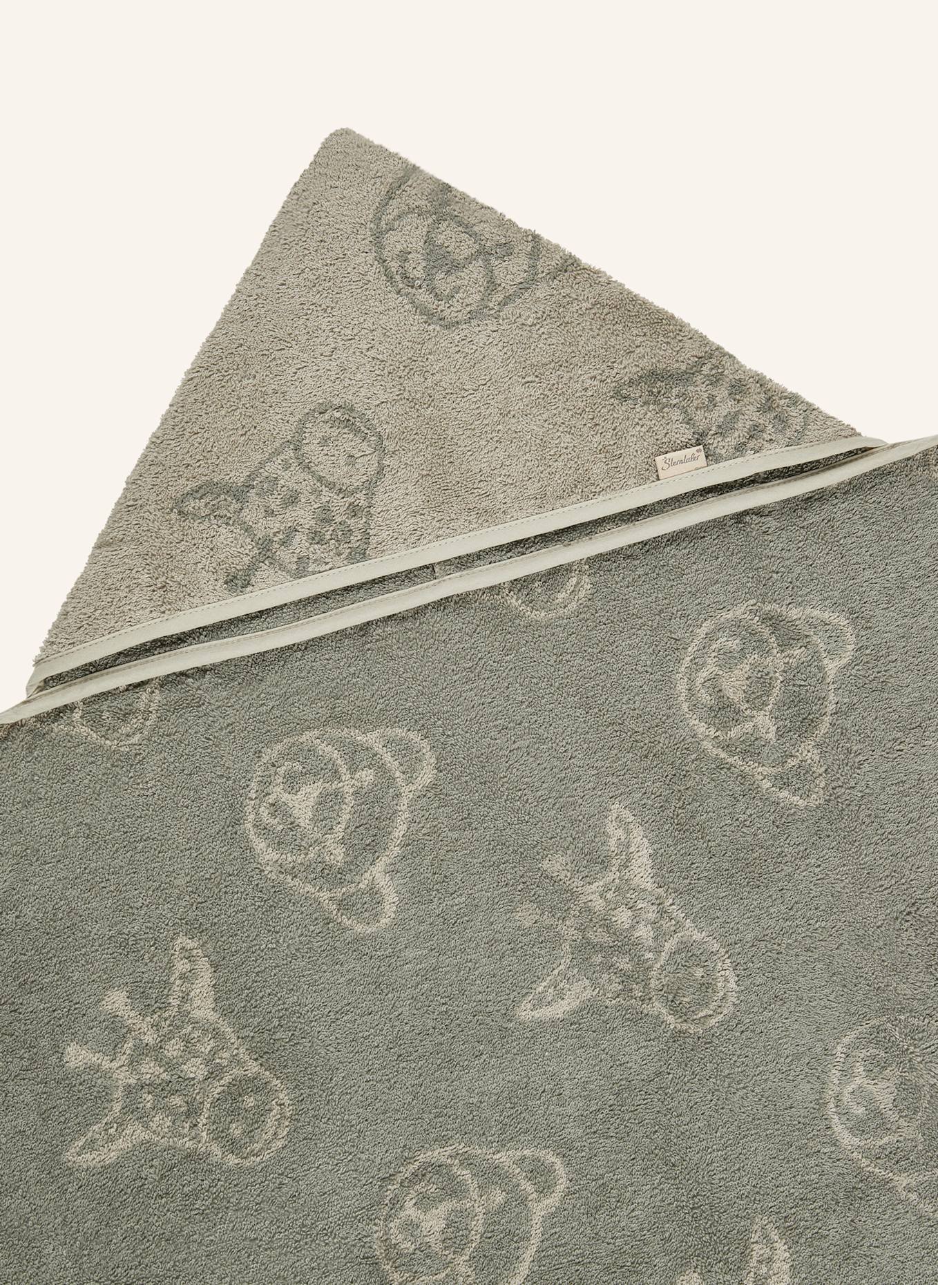 Sterntaler Kapuzenbadetuch 100x70 cm LÖWE Leo: GRAU