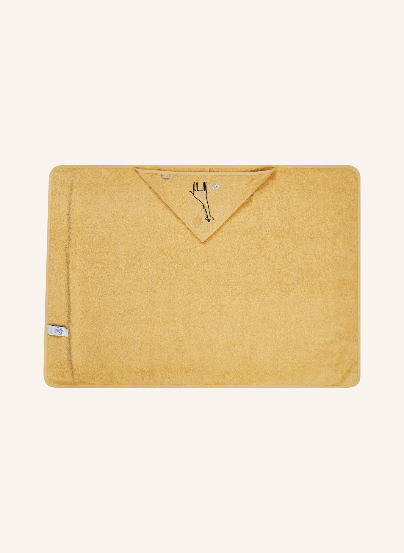 Sterntaler Kapuzenbadetuch 100x70 cm GIRAFFE Kaya: GELB