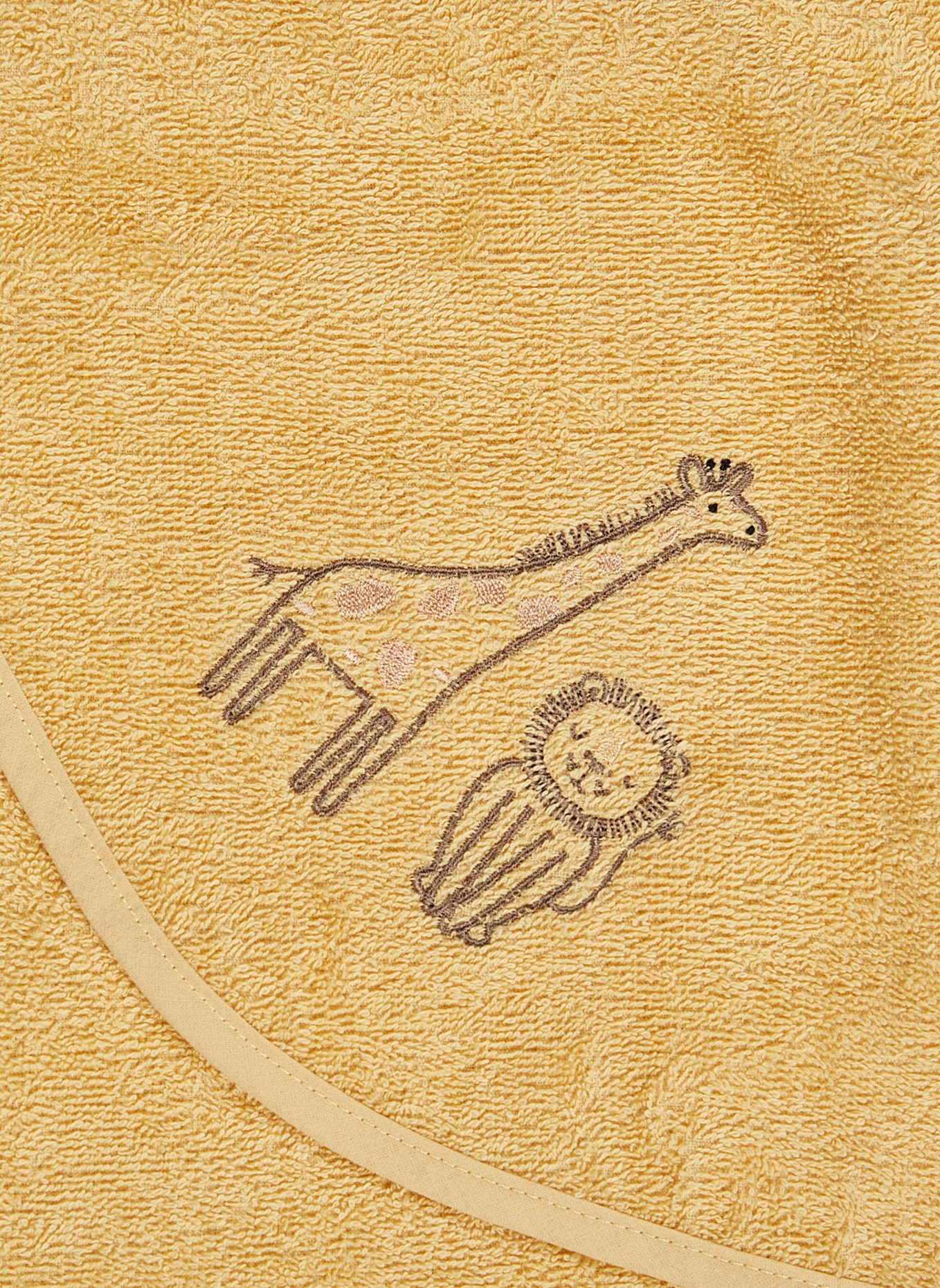 Sterntaler Kapuzenbadetuch 100x100 cm GIRAFFE Kaya: GELB