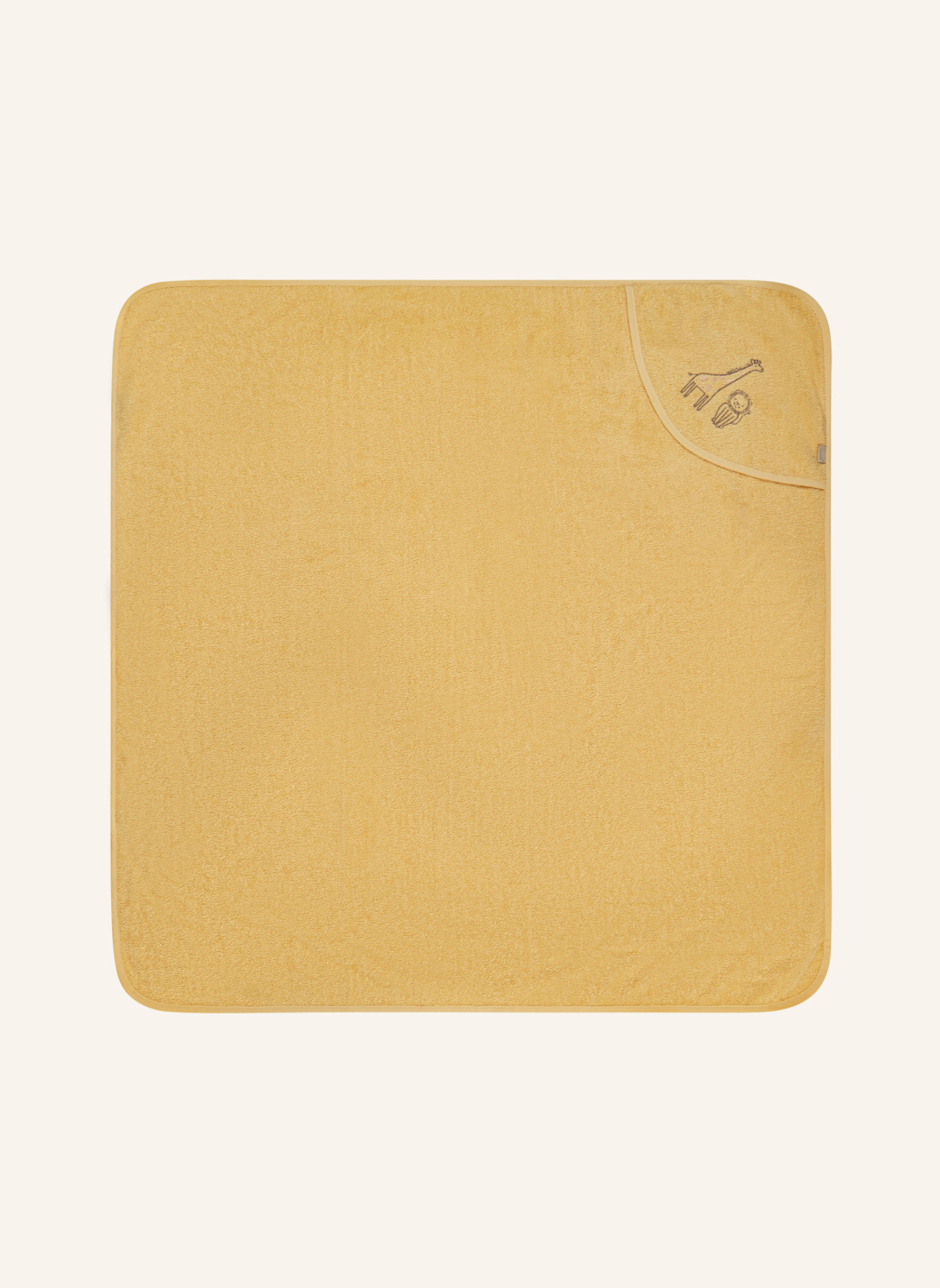 Sterntaler Kapuzenbadetuch 100x100 cm GIRAFFE Kaya: GELB