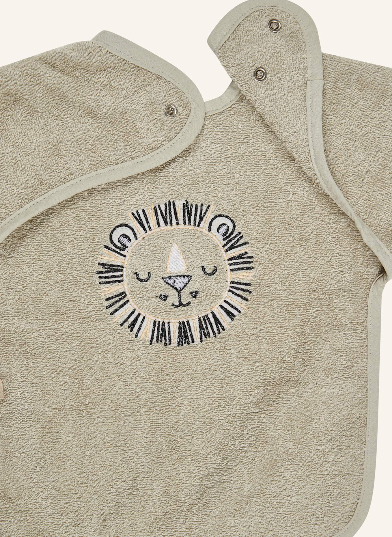 Sterntaler Ärmellätzchen LÖWE Leo: GRAU