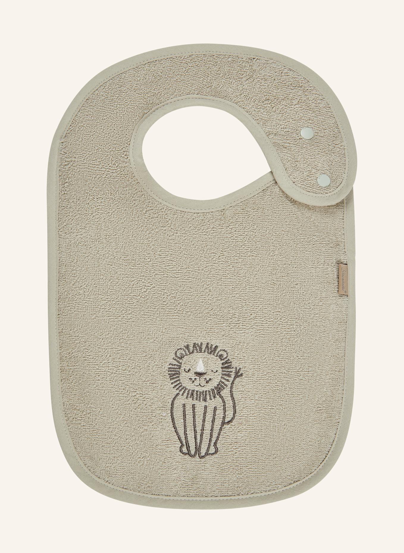 Sterntaler Lätzchen Einlage LÖWE Leo: GRAU