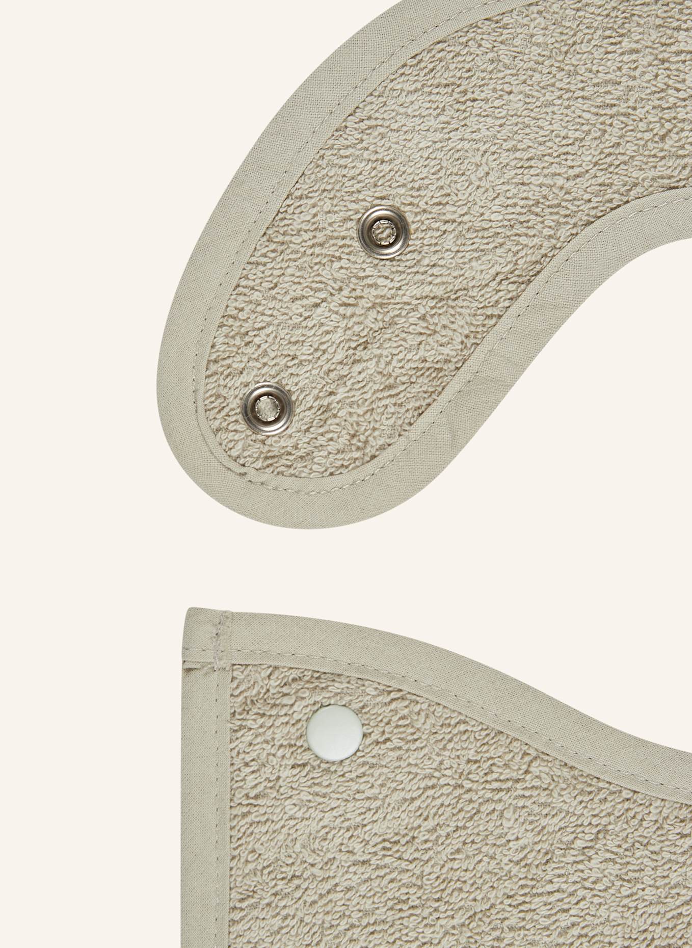 Sterntaler Lätzchen Druckknopf LÖWE Leo: GRAU