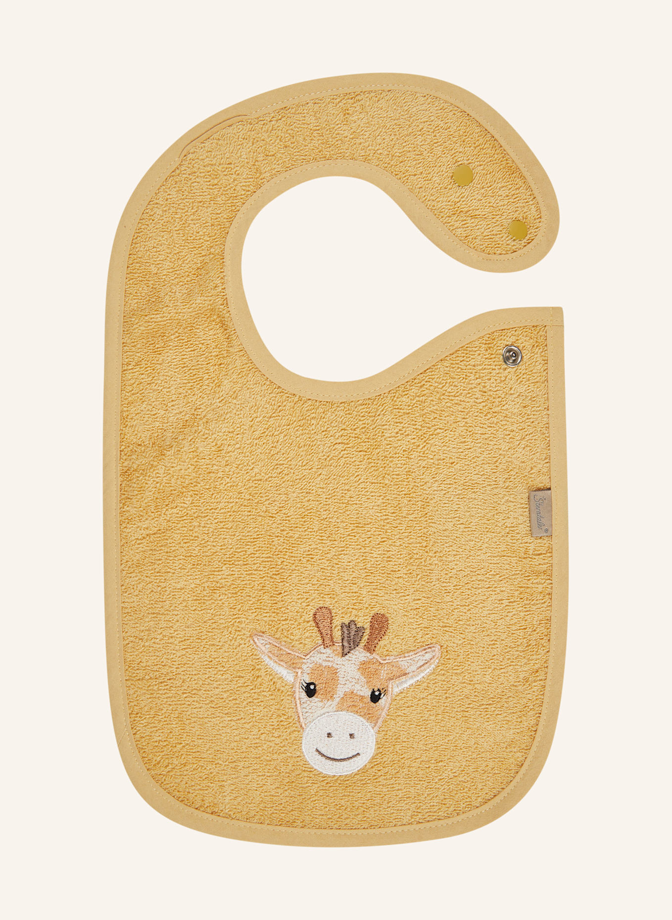 Sterntaler Lätzchen Druckknopf GIRAFFE Kaya: GELB