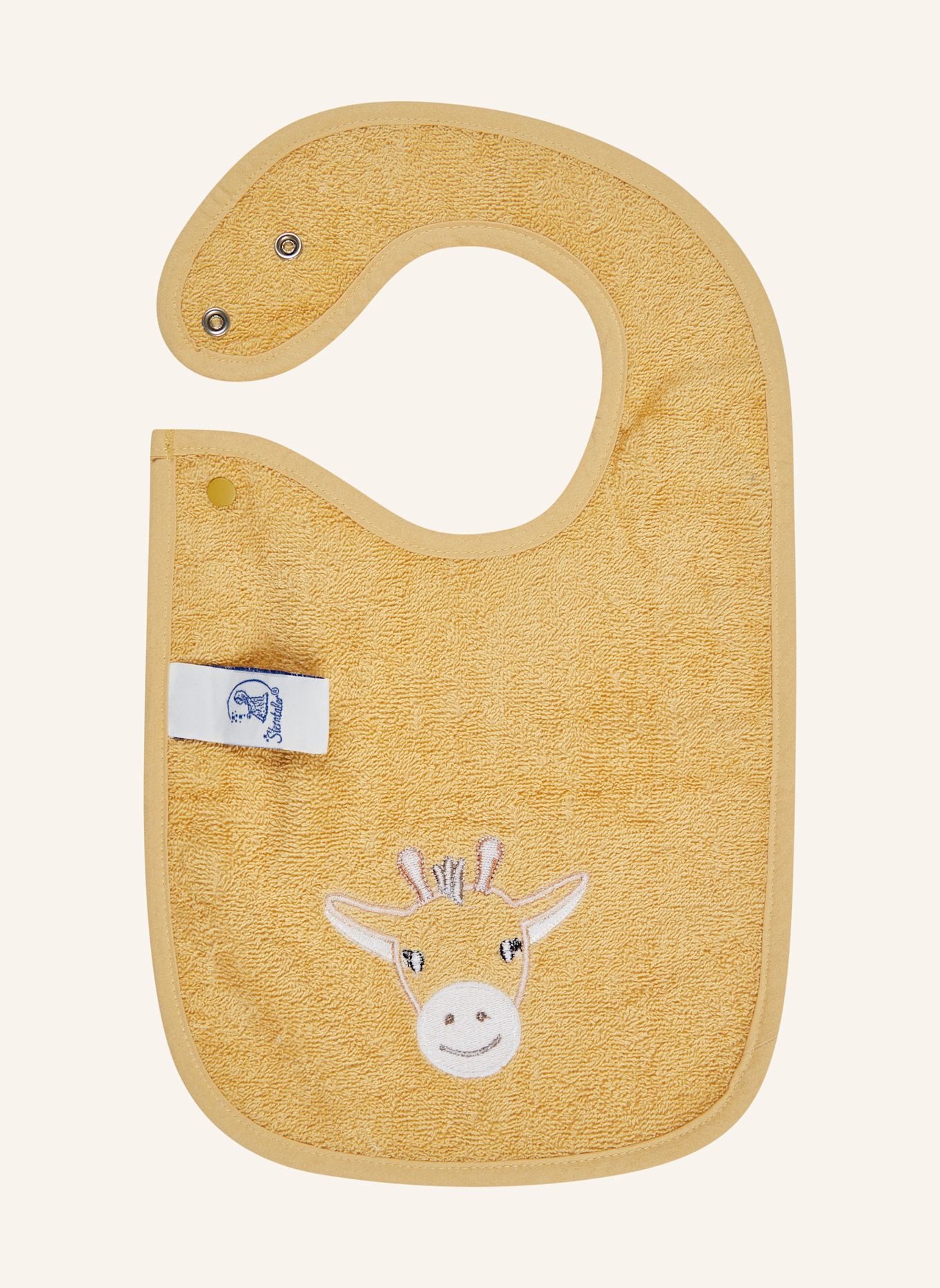 Sterntaler Lätzchen Druckknopf GIRAFFE Kaya: GELB