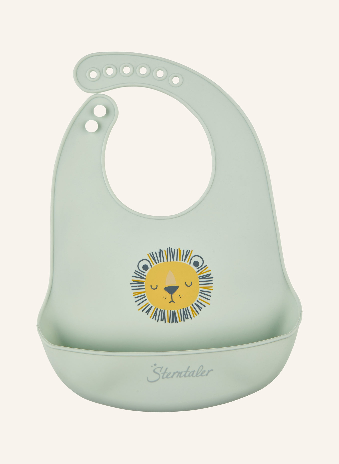 Sterntaler Silikon Lätzchen LÖWE Leo: GRÜN