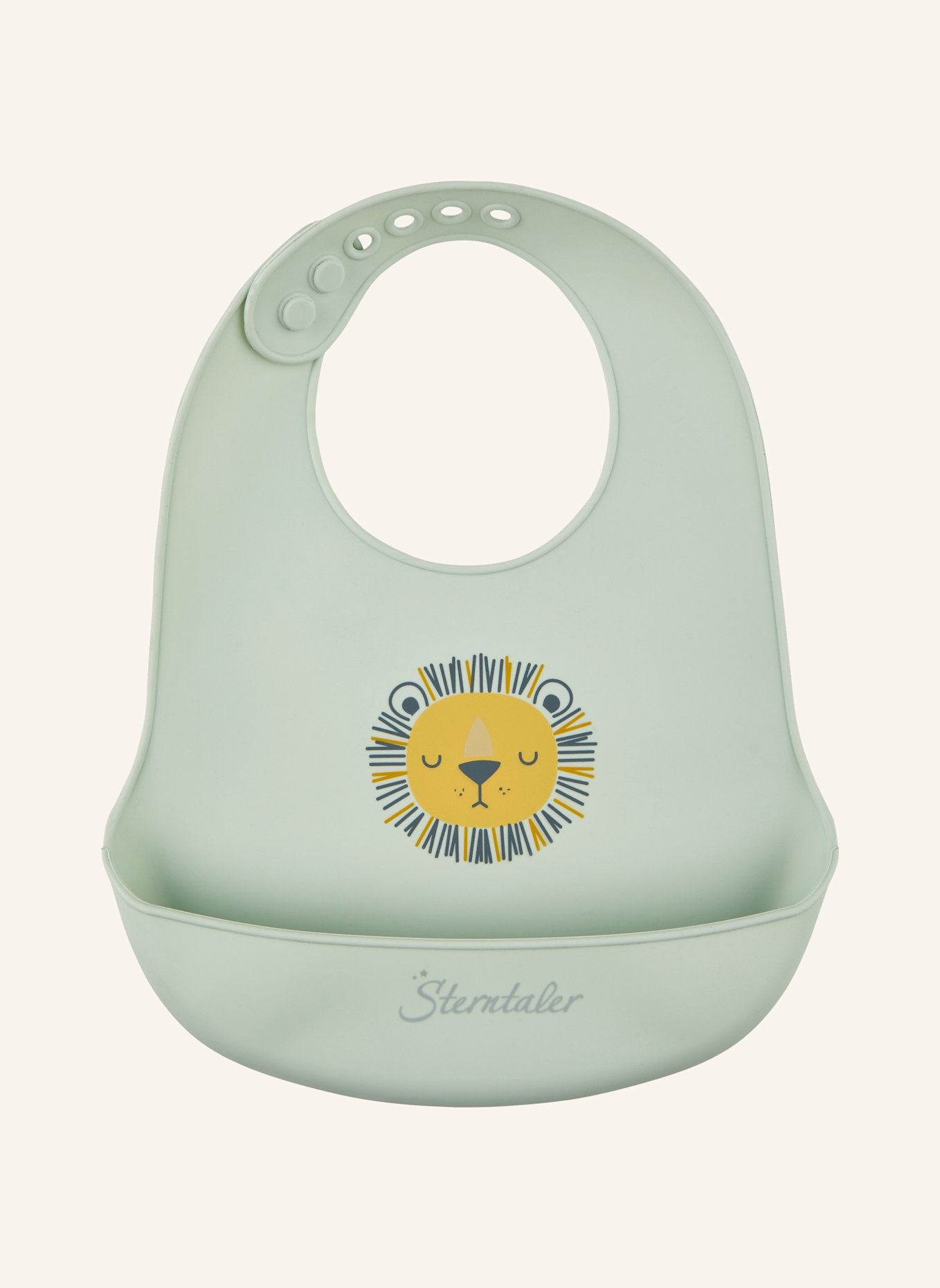 Sterntaler Silikon Lätzchen LÖWE Leo: GRÜN
