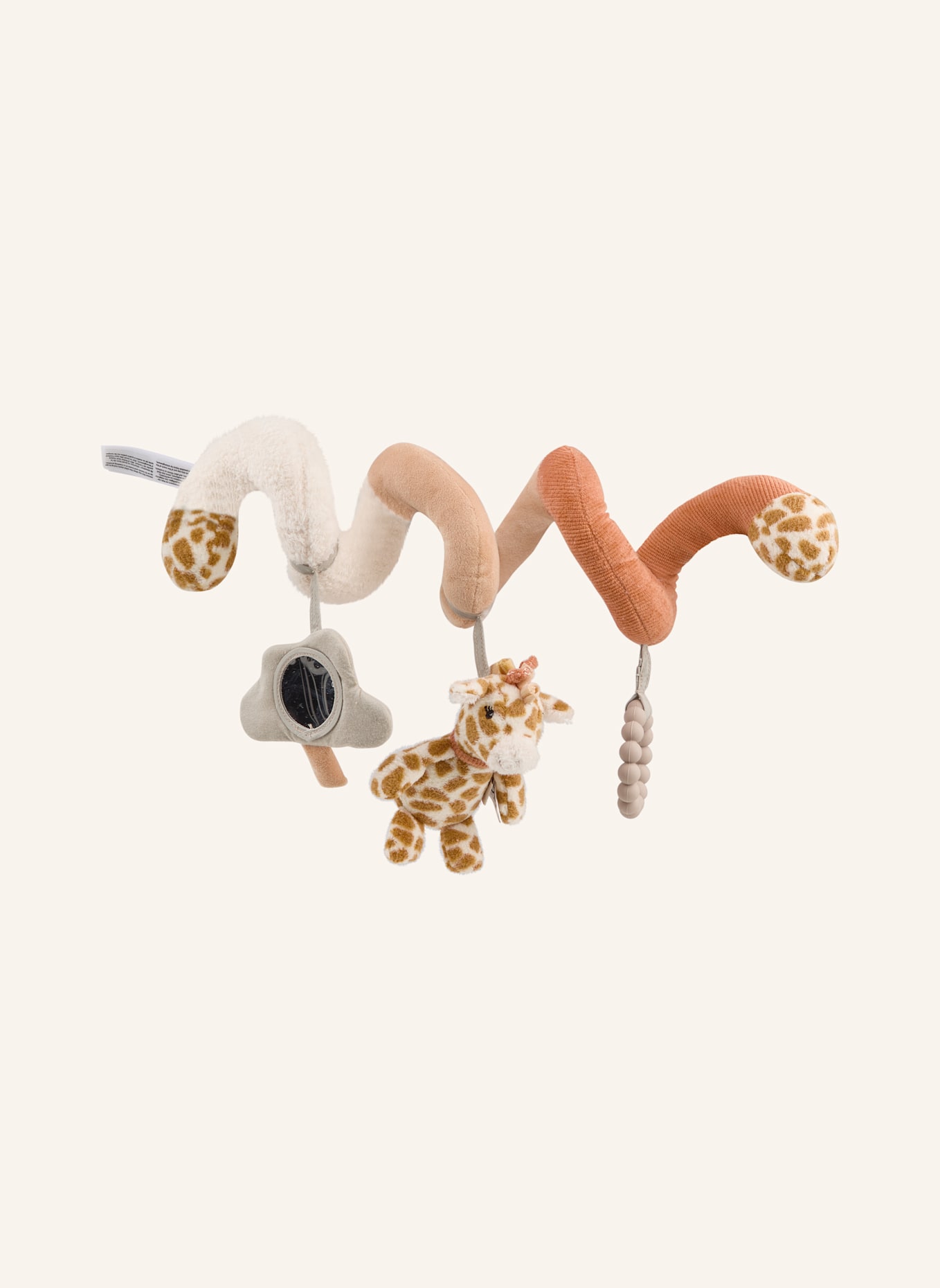 Sterntaler Spielzeugspirale GIRAFFE Kaya: WEISS