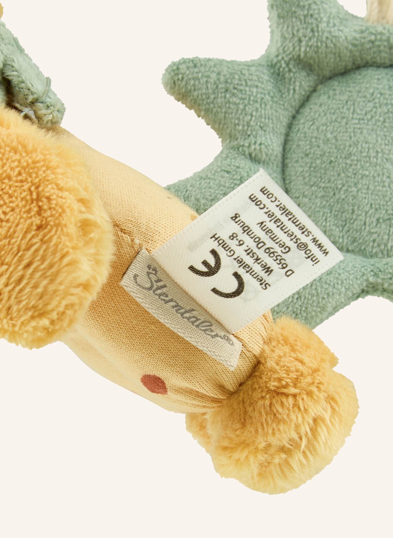 Sterntaler Spielzeug zum Aufhängen LÖWE Leo: GELB