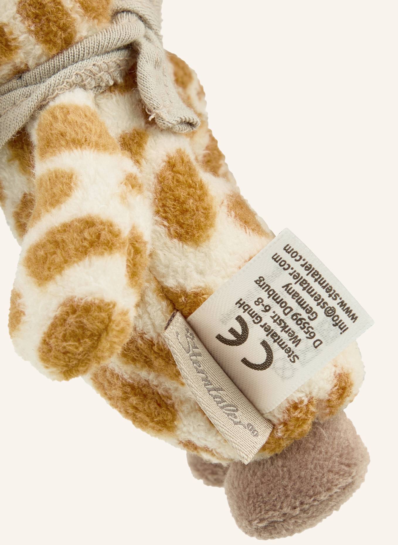 Sterntaler Spielzeug zum Aufhängen GIRAFFE Kaya: GRAU