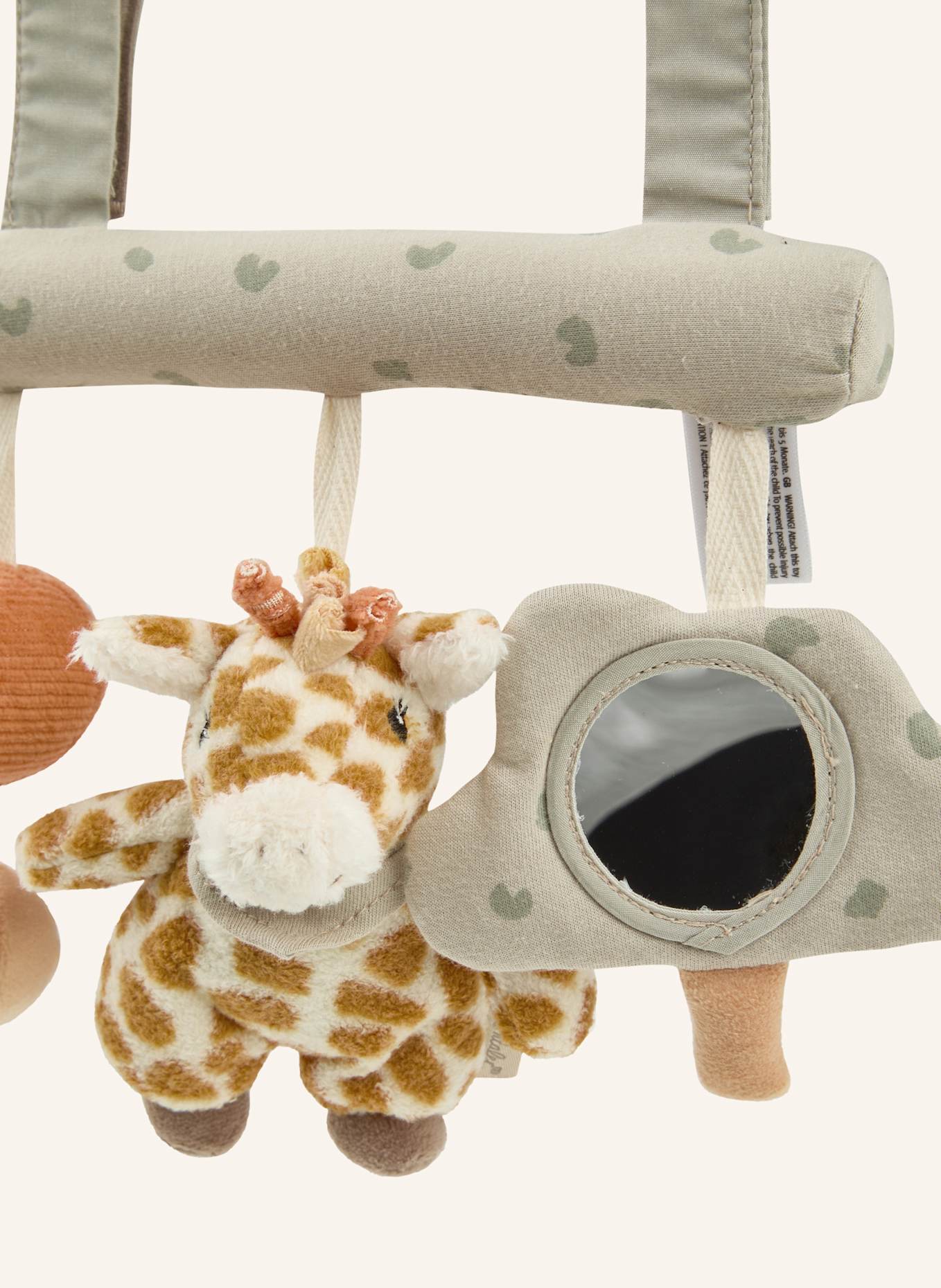 Sterntaler Spielzeug zum Aufhängen GIRAFFE Kaya: GRAU