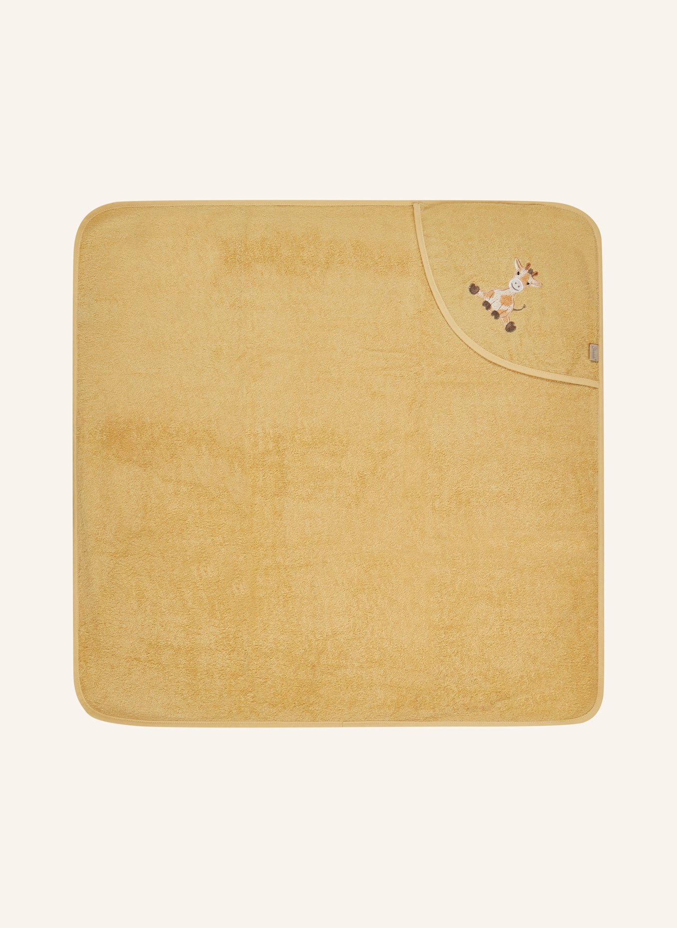 Sterntaler Kapuzenbadetuch 80x80 cm GIRAFFE Kaya: GELB