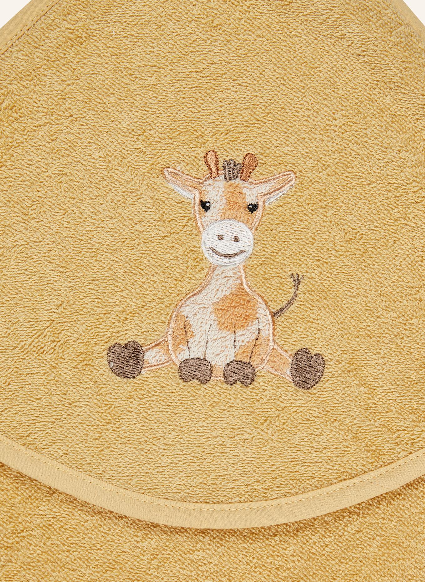 Sterntaler Kapuzenbadetuch 80x80 cm GIRAFFE Kaya: GELB