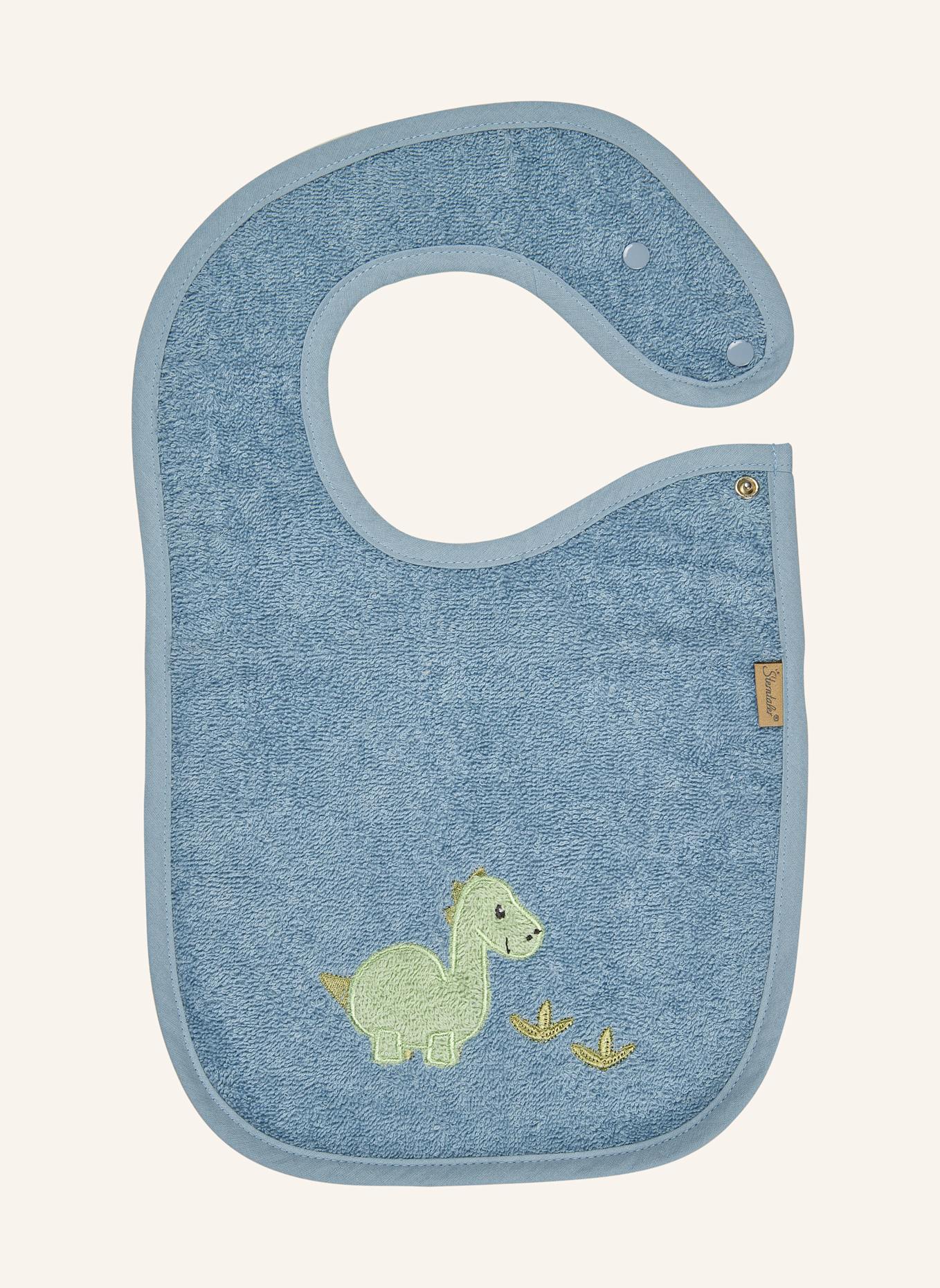 Sterntaler Lätzchen Druckknopf DINO Rexi: BLAU