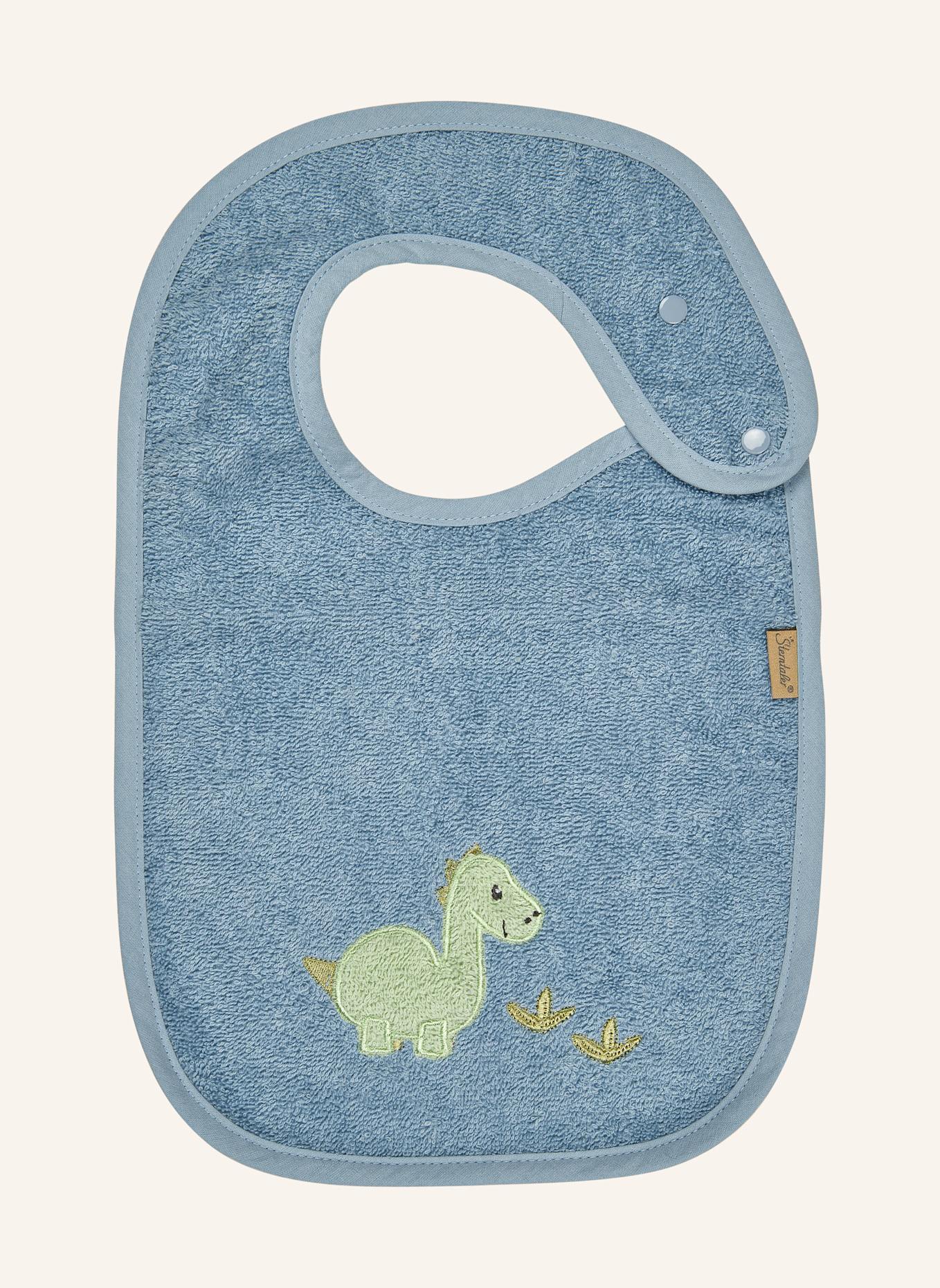 Sterntaler Lätzchen Druckknopf DINO Rexi: BLAU