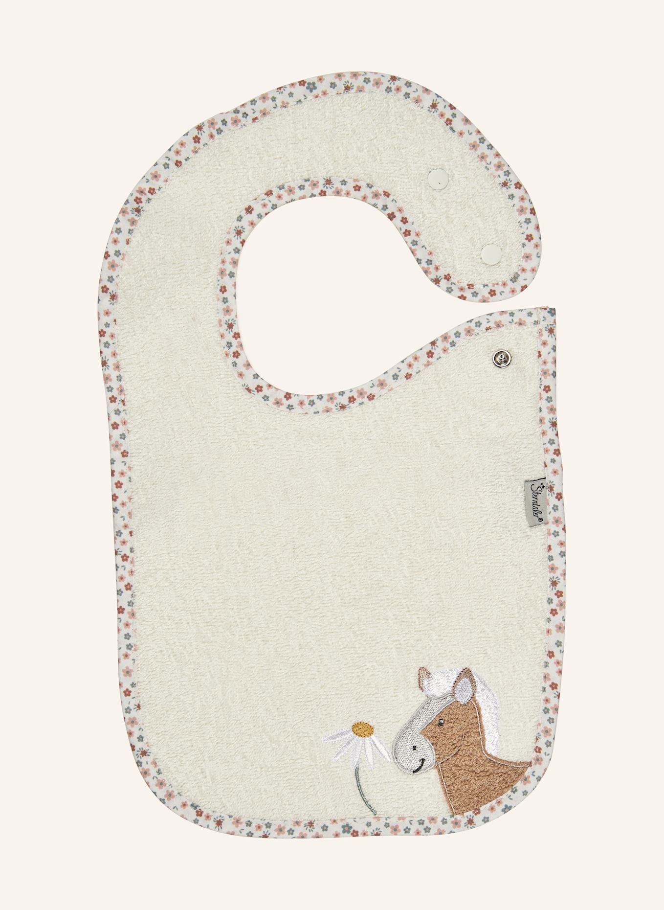 Sterntaler Lätzchen Druckknopf PFERD Sunny: BEIGE