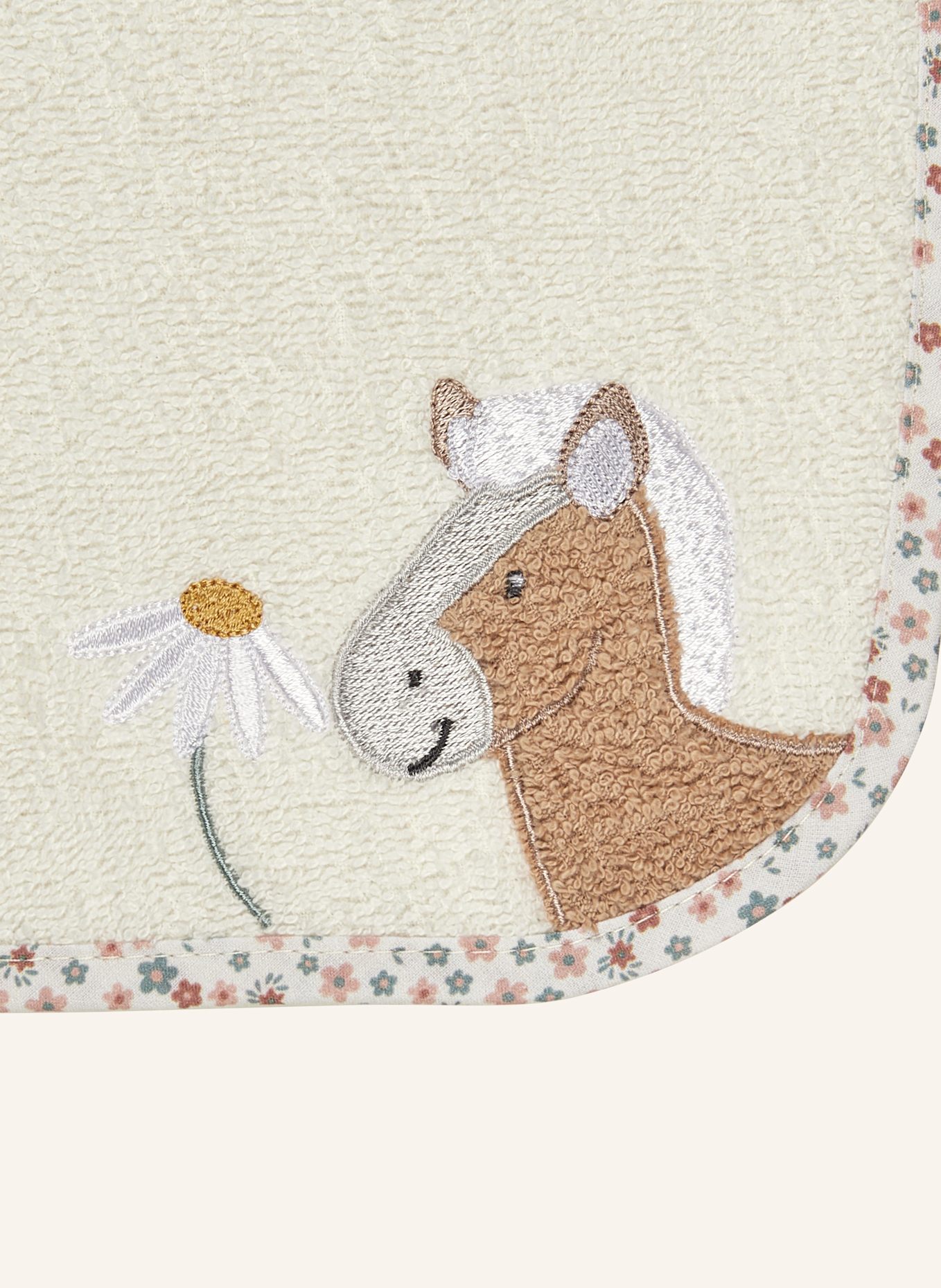 Sterntaler Lätzchen Druckknopf PFERD Sunny: BEIGE