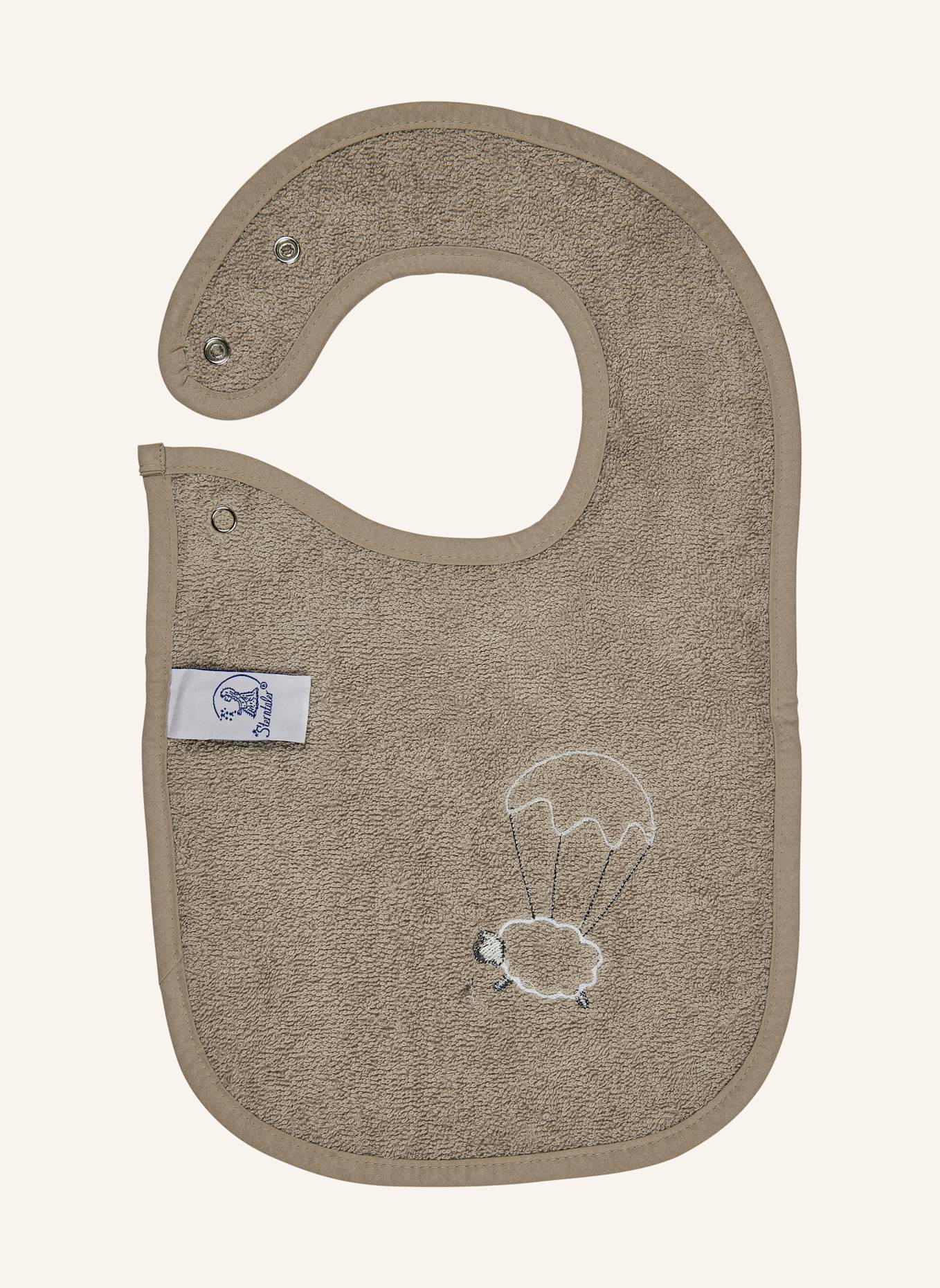 Sterntaler Lätzchen Druckknopf SCHAF Flocke: BEIGE