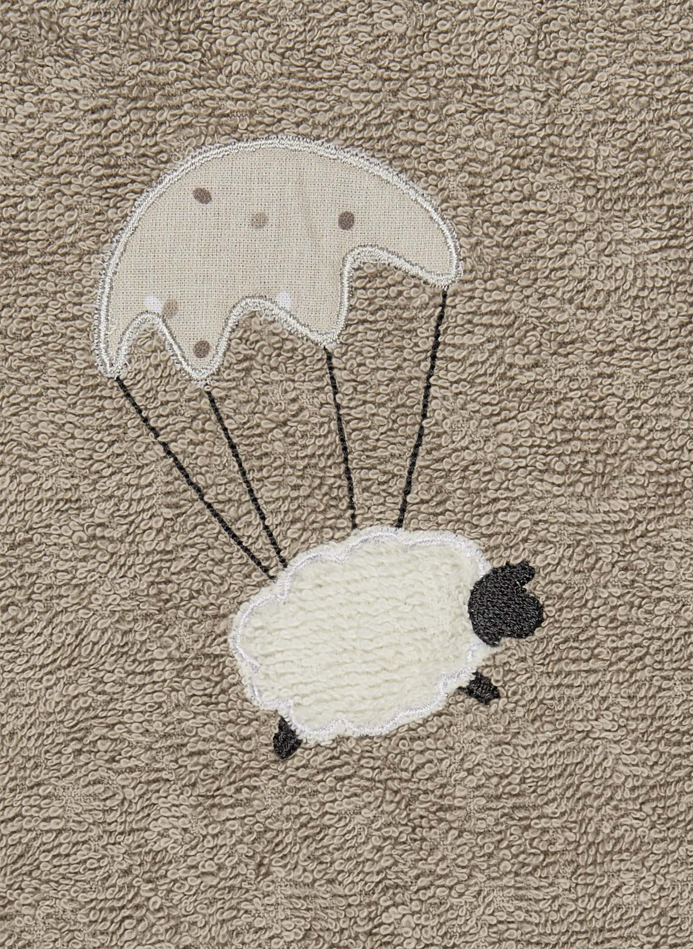 Sterntaler Lätzchen Druckknopf SCHAF Flocke: BEIGE