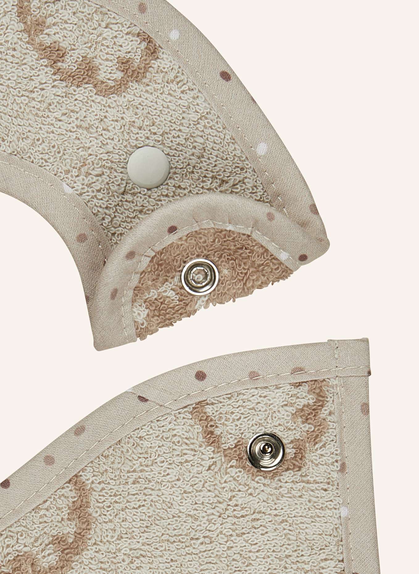 Sterntaler Lätzchen Druckknopf HUND Lucky: BEIGE