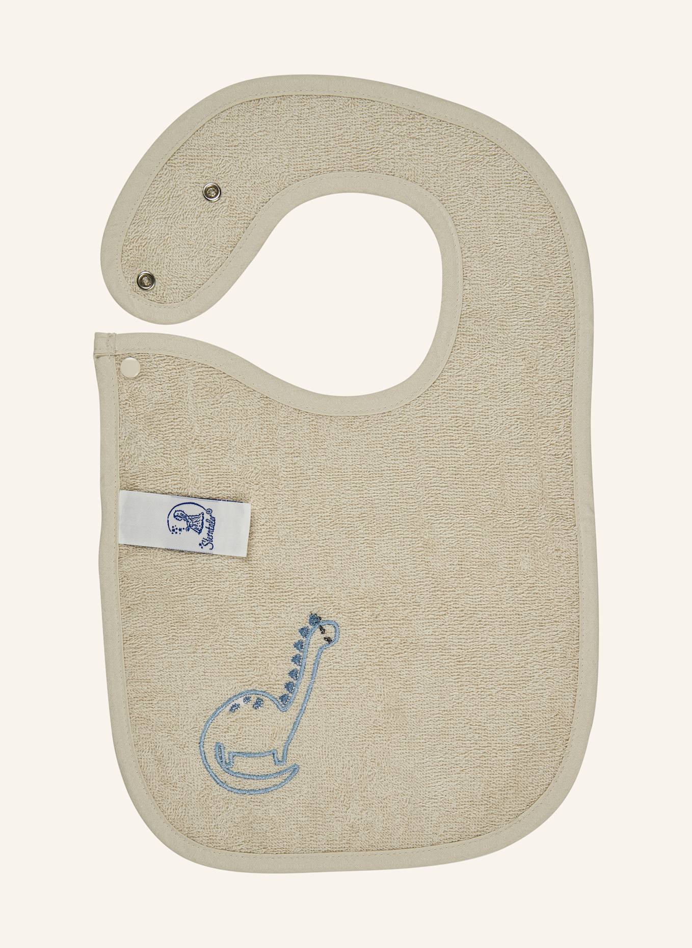 Sterntaler Lätzchen Druckknopf DINO Rexi: BEIGE
