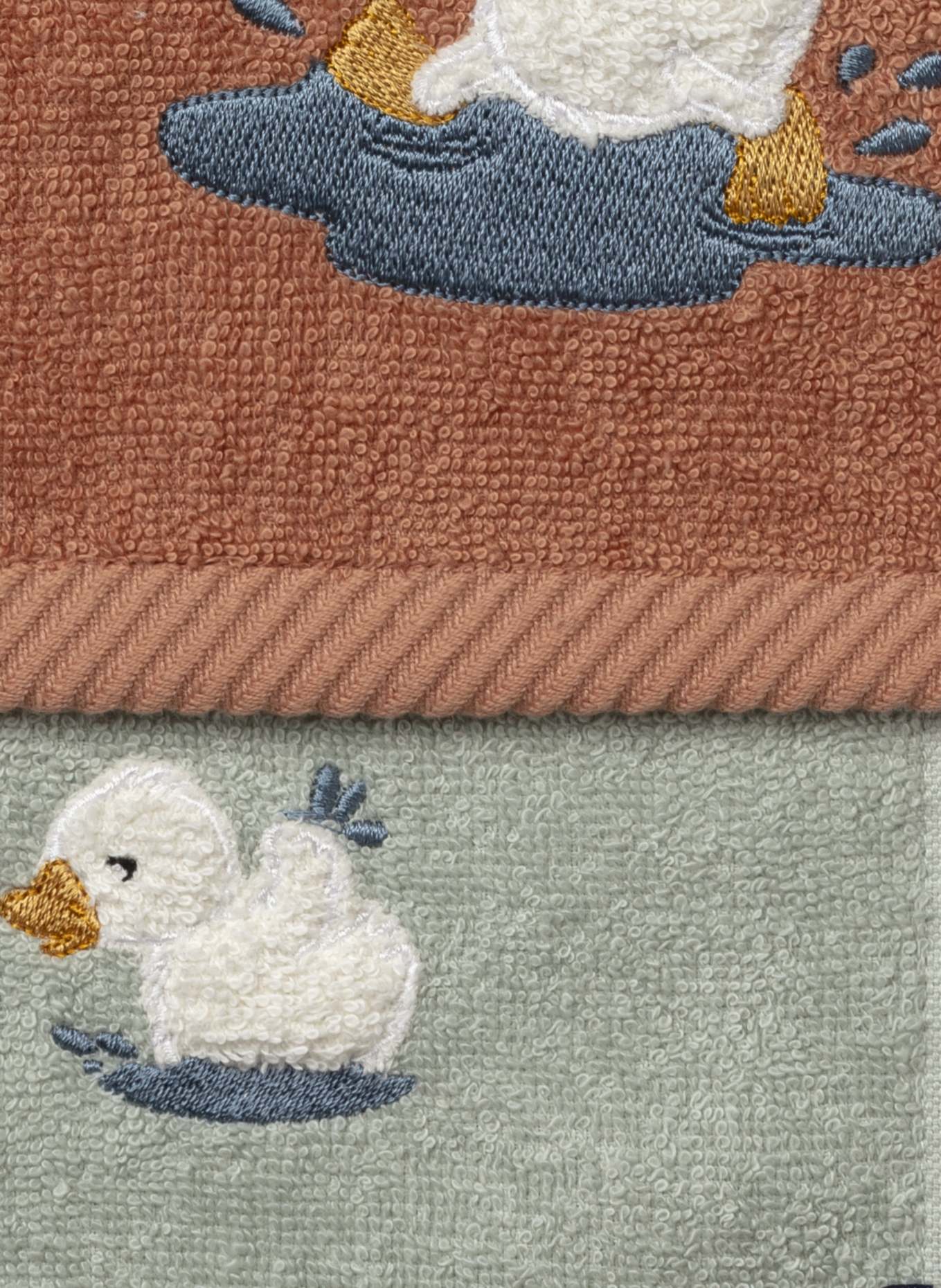 Sterntaler 2er-Pack Kinderhandtücher Edda: WEISS