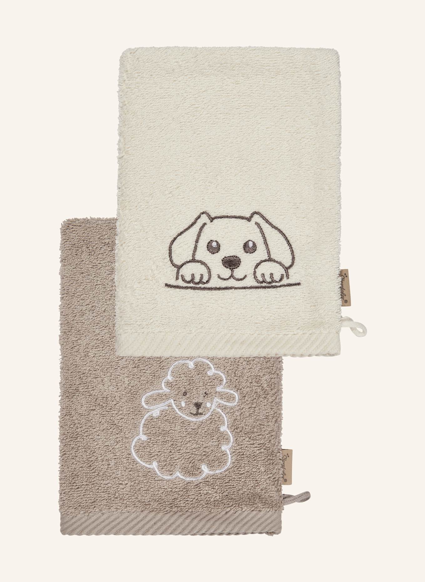 Sterntaler Waschlappen BAUERNHOF: BEIGE