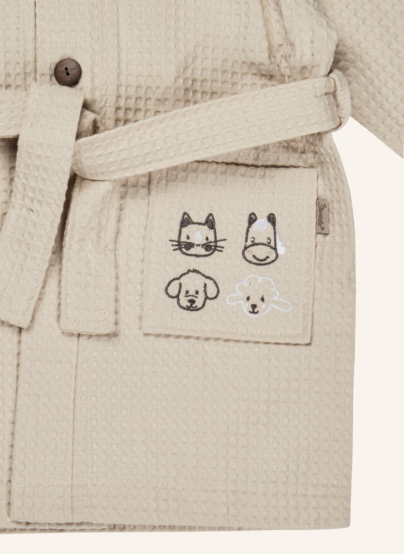 Sterntaler Bademantel BAUERNHOF: BEIGE