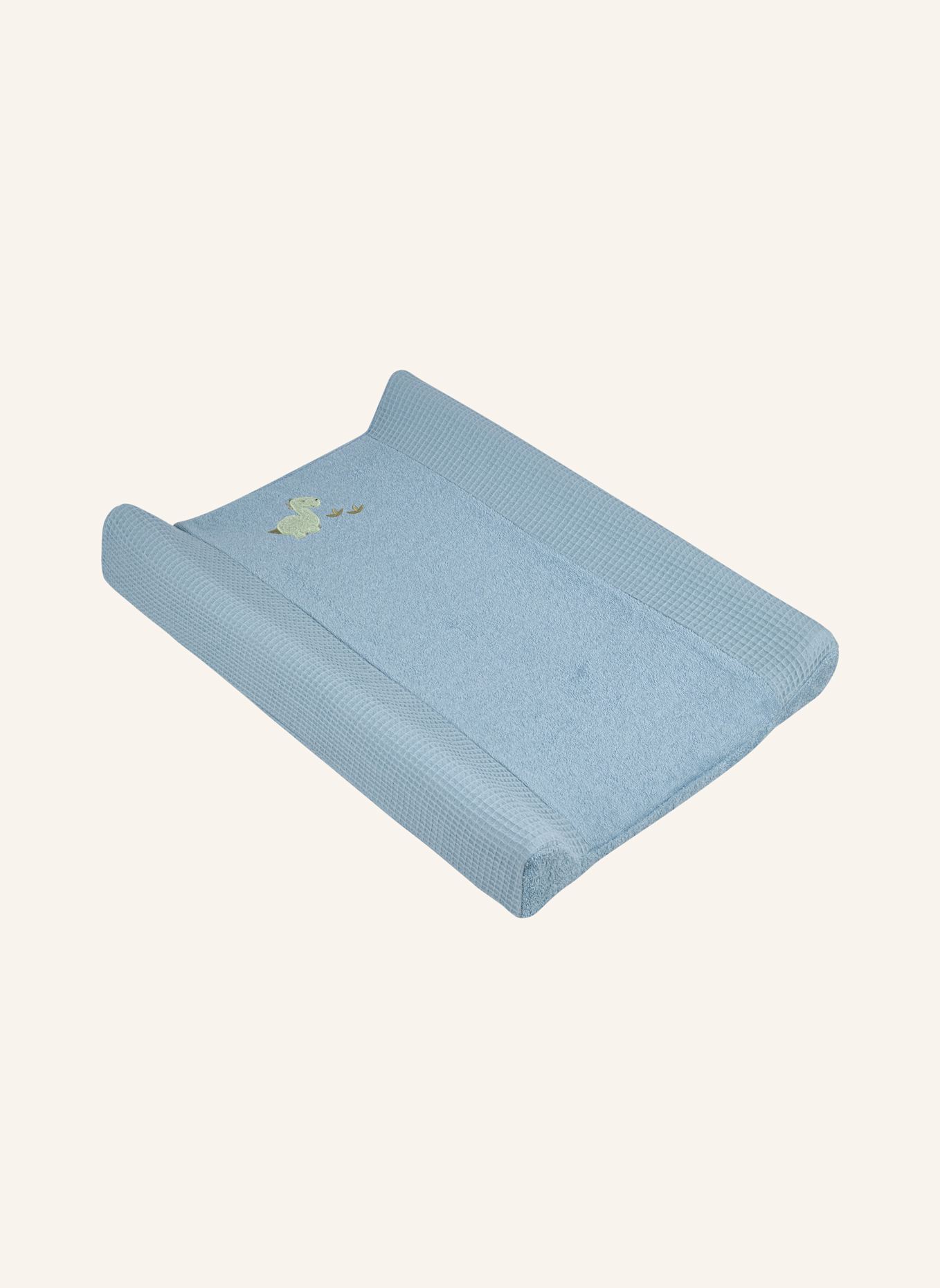 Sterntaler Wickelauflagenbezug schmal DINO Rexi: BLAU