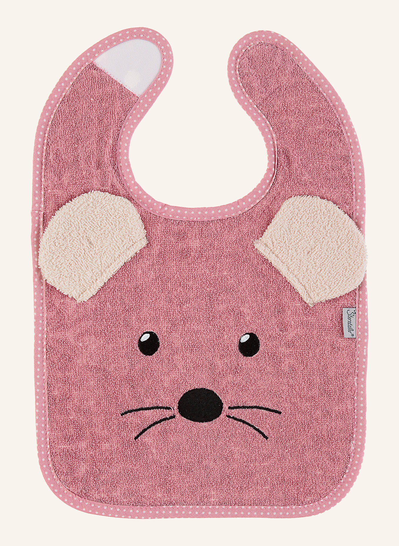 Sterntaler Klettlätzchen wasserundurchlässig Mabel: ROSA