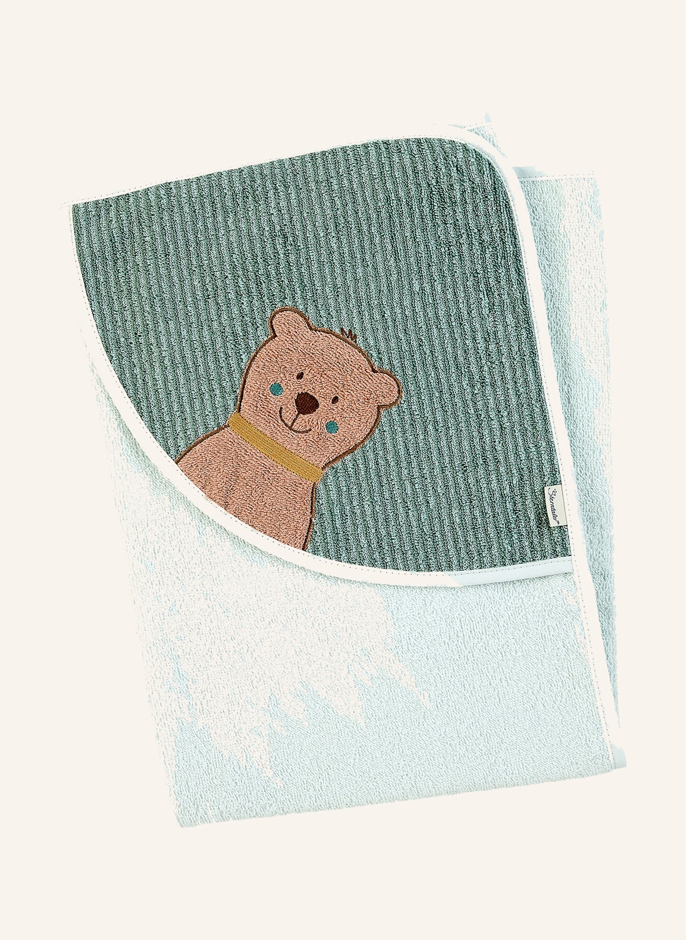 Sterntaler Kapuzenbadetuch 80 x 80 cm Ben: HELLGRÜN