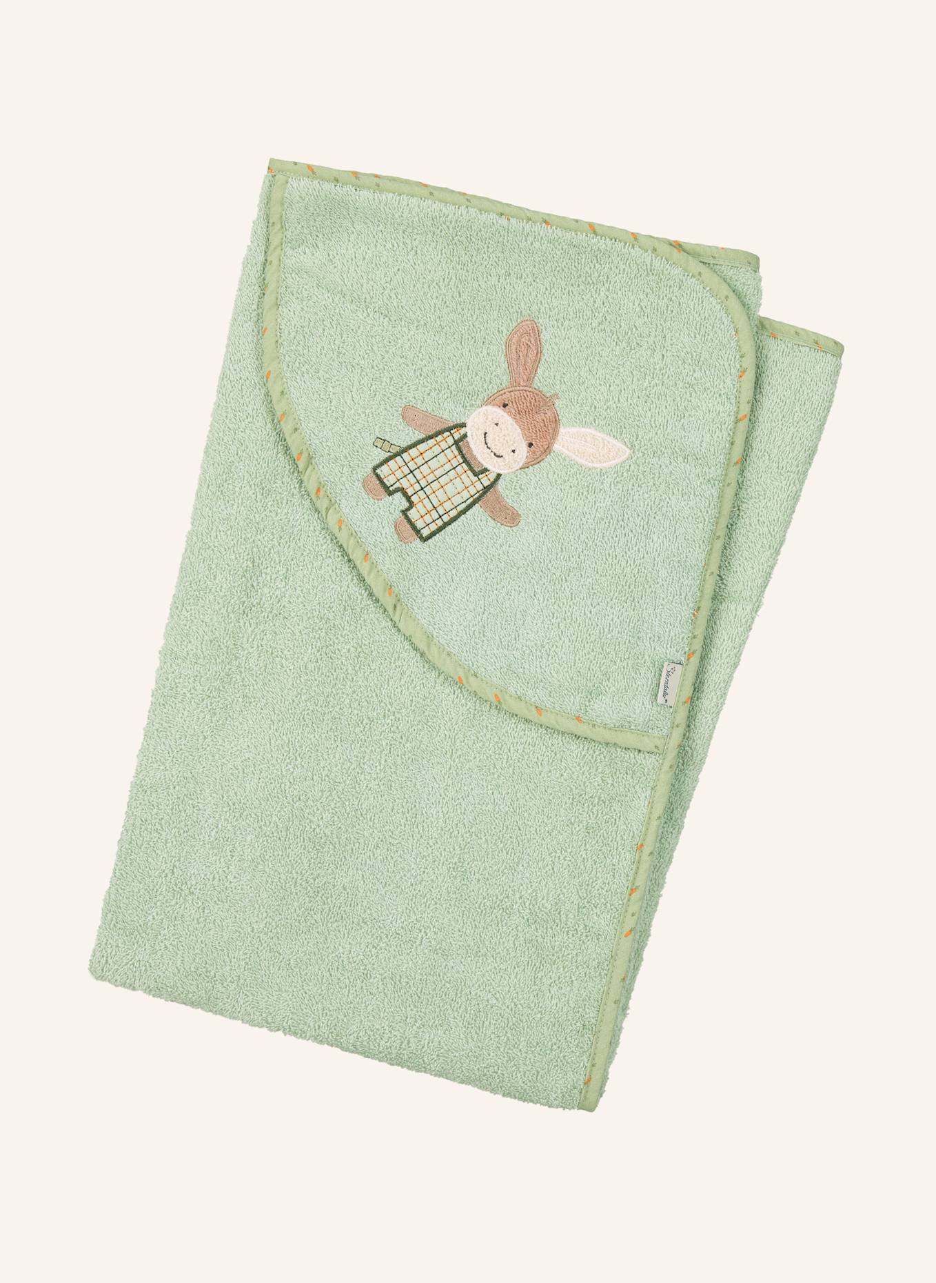 Sterntaler Kapuzenbadetuch 100 x 100 cm Emmilius: HELLGRÜN