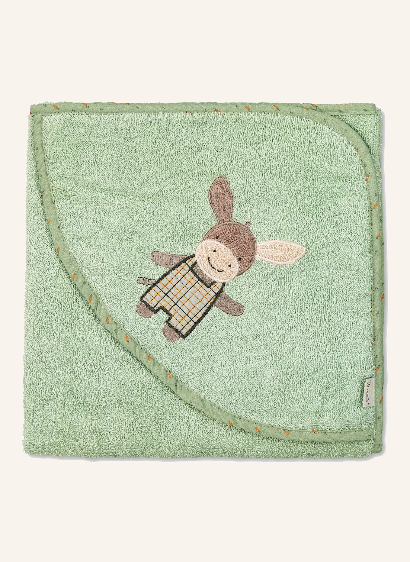 Sterntaler Kapuzenbadetuch 100 x 100 cm Emmilius: HELLGRÜN