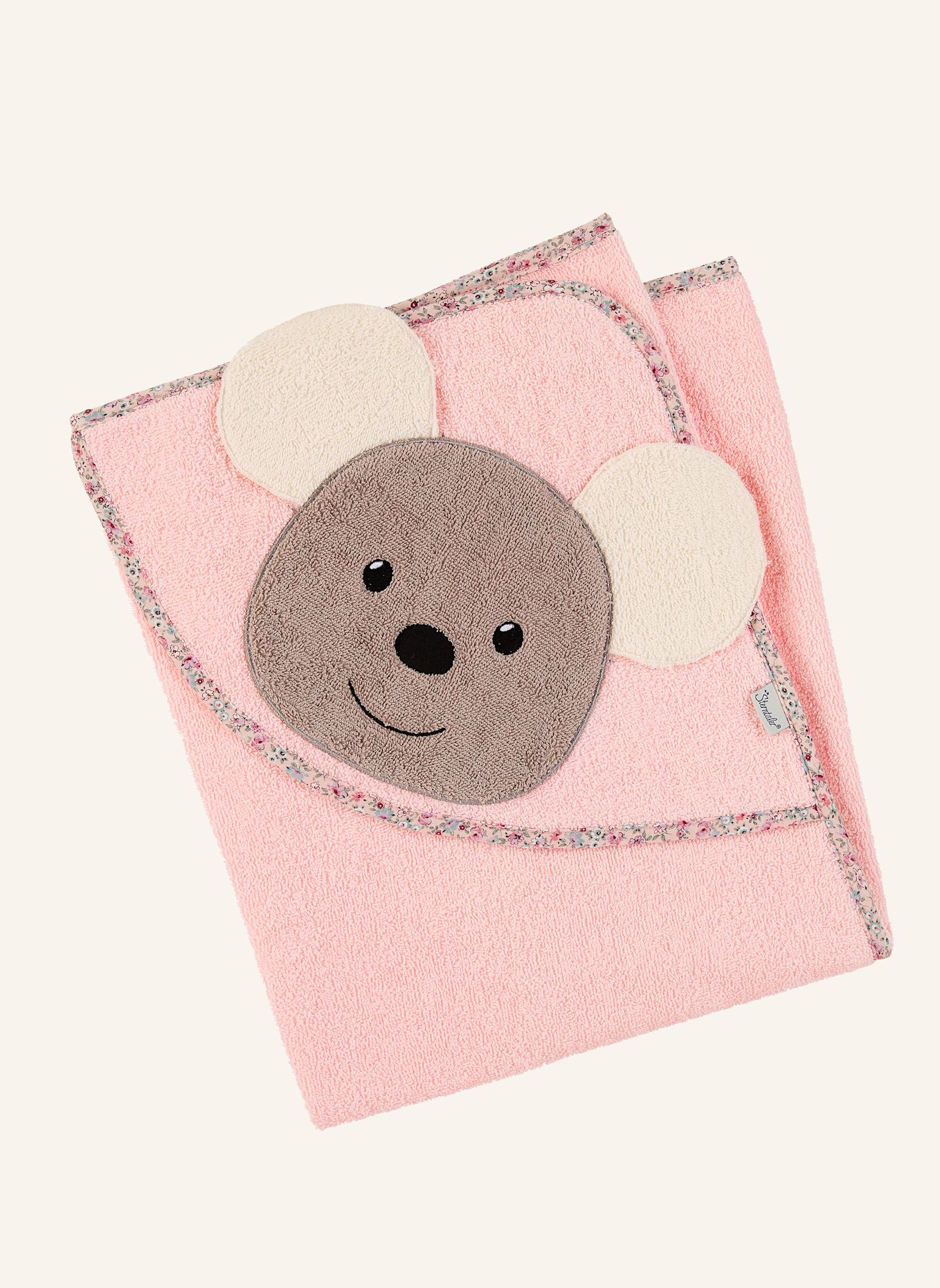 Sterntaler Motiv-Kapuzenbadetuch Mabel: HELLROSA