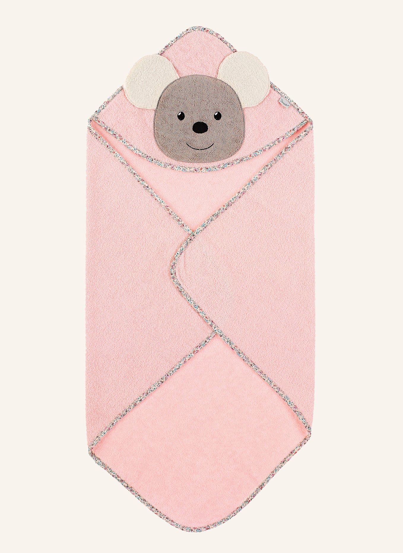 Sterntaler Motiv-Kapuzenbadetuch Mabel: HELLROSA