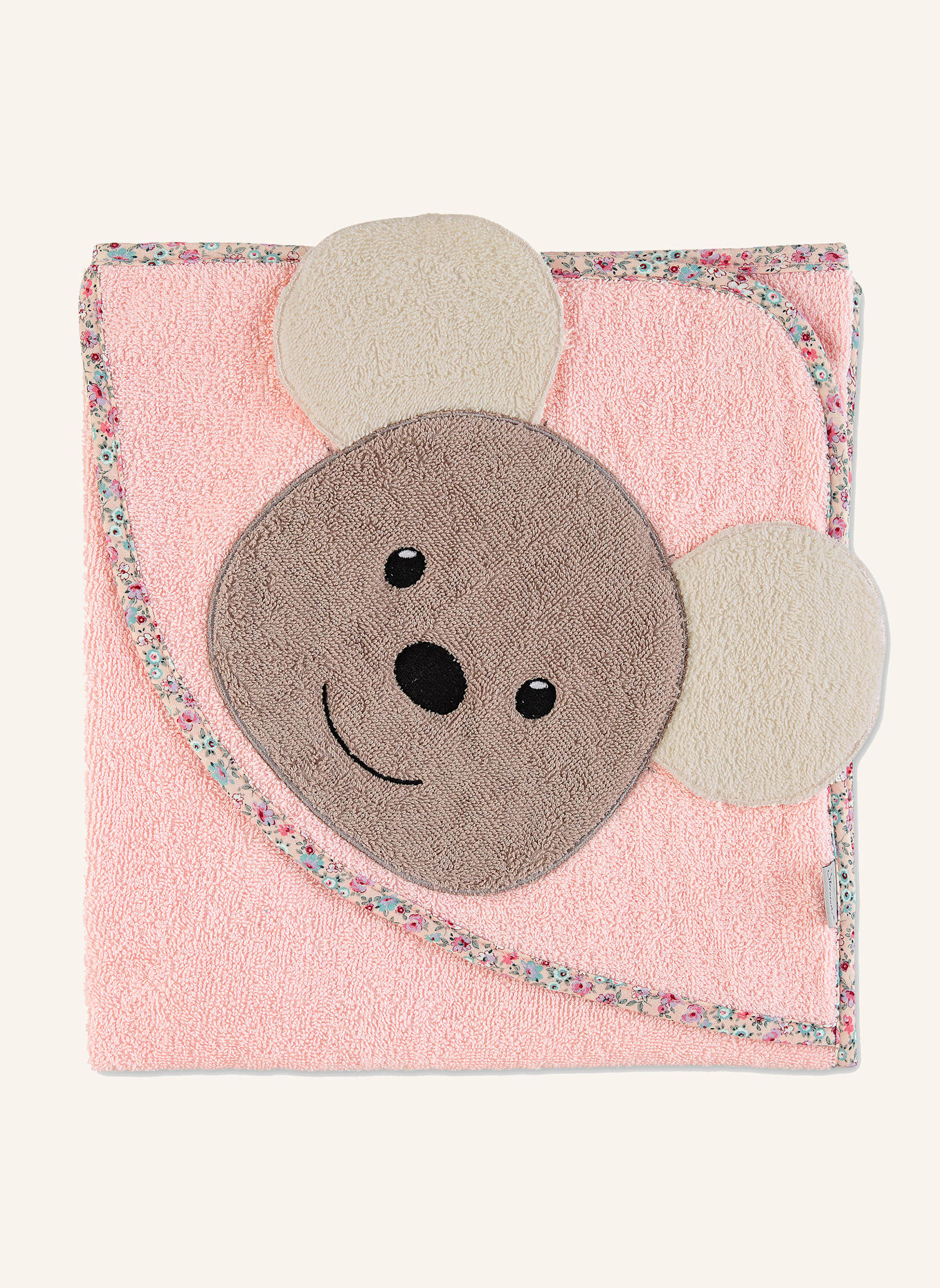 Sterntaler Motiv-Kapuzenbadetuch Mabel: HELLROSA