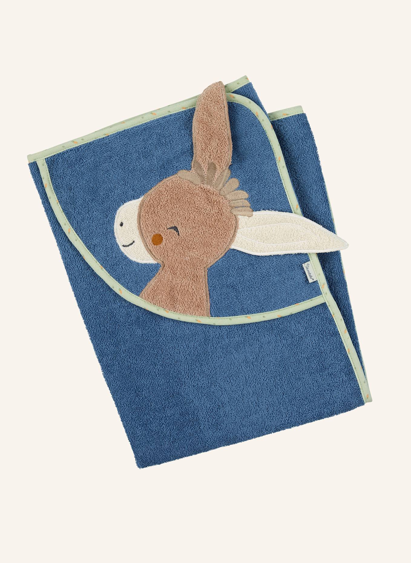 Sterntaler Motiv-Kapuzenbadetuch Emmilius: BLAU