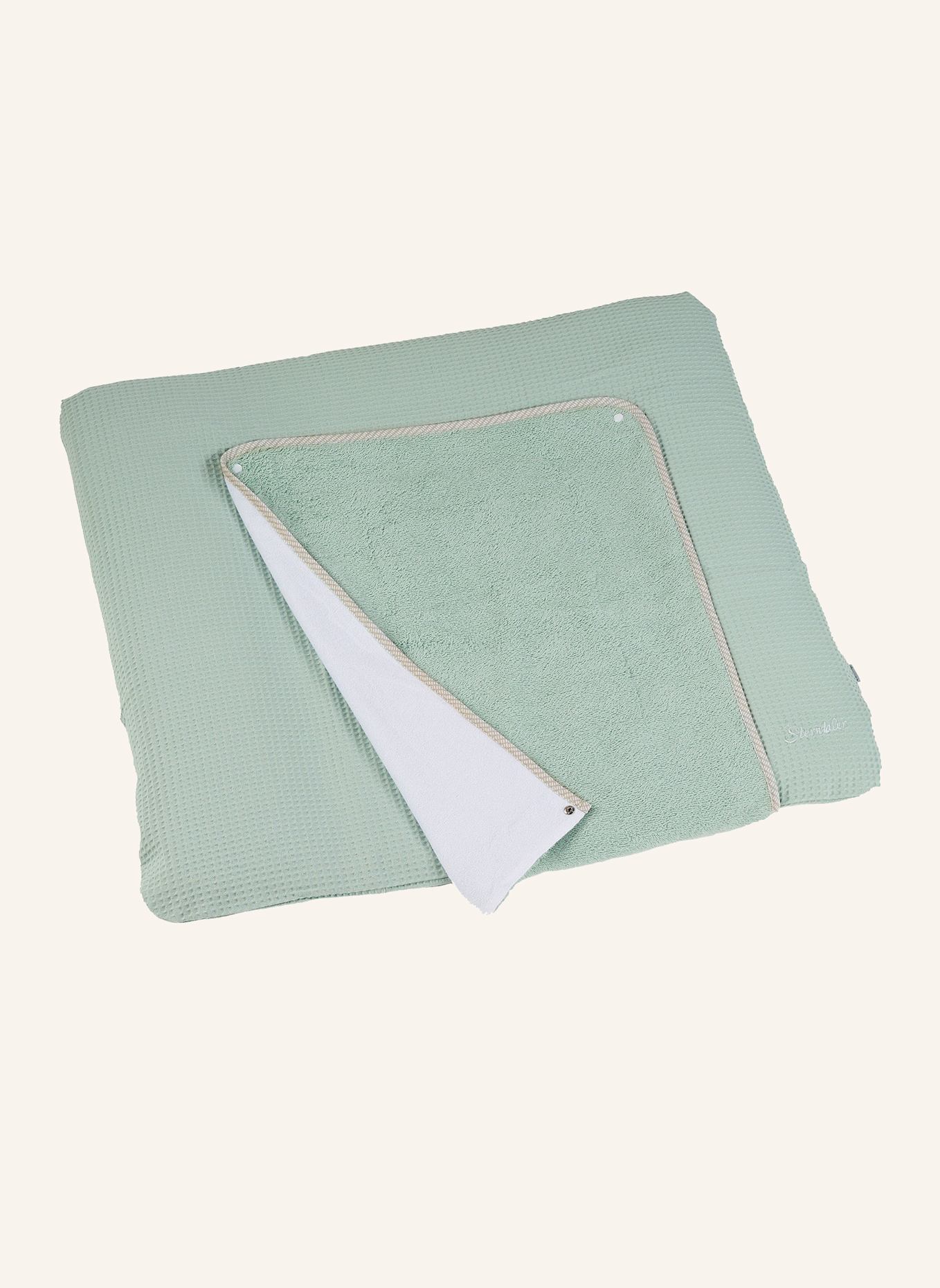 Sterntaler Wickelauflagenbezug Terrybär: GRÜN