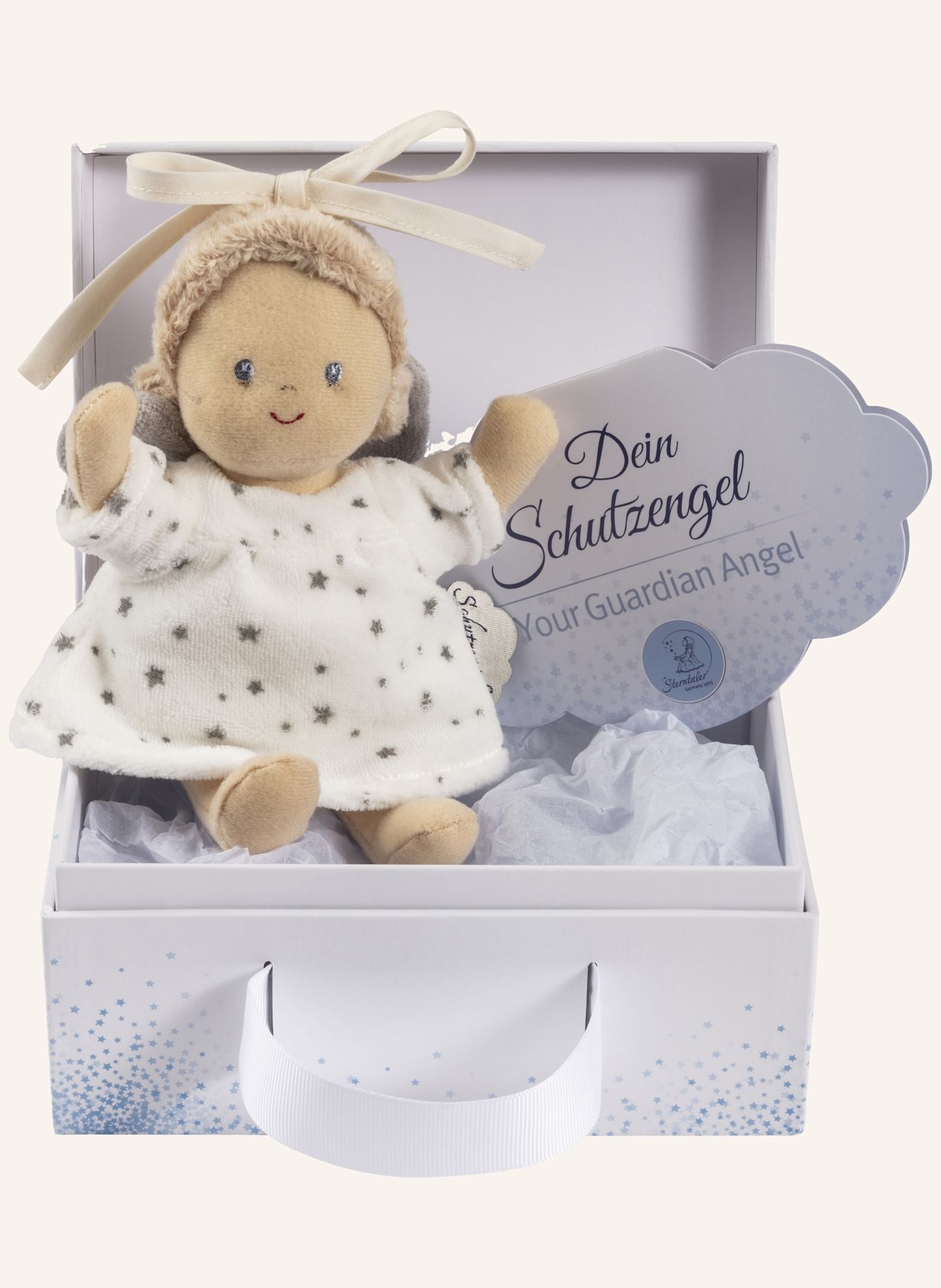 Sterntaler Spieluhr S Schutzengel: WEISS