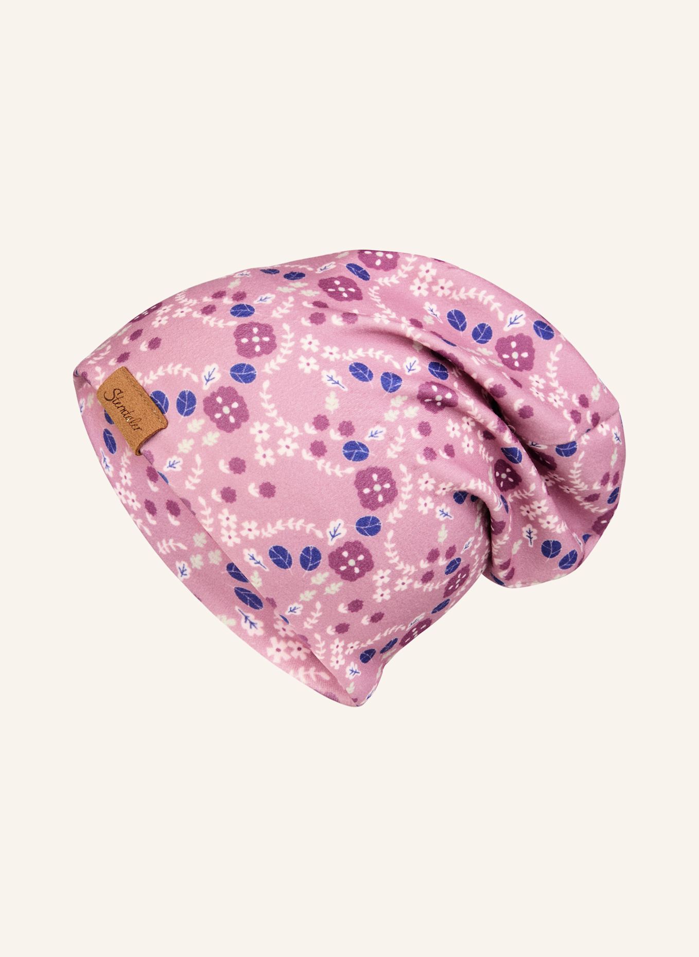 Sterntaler Beanie floral: ROSA
