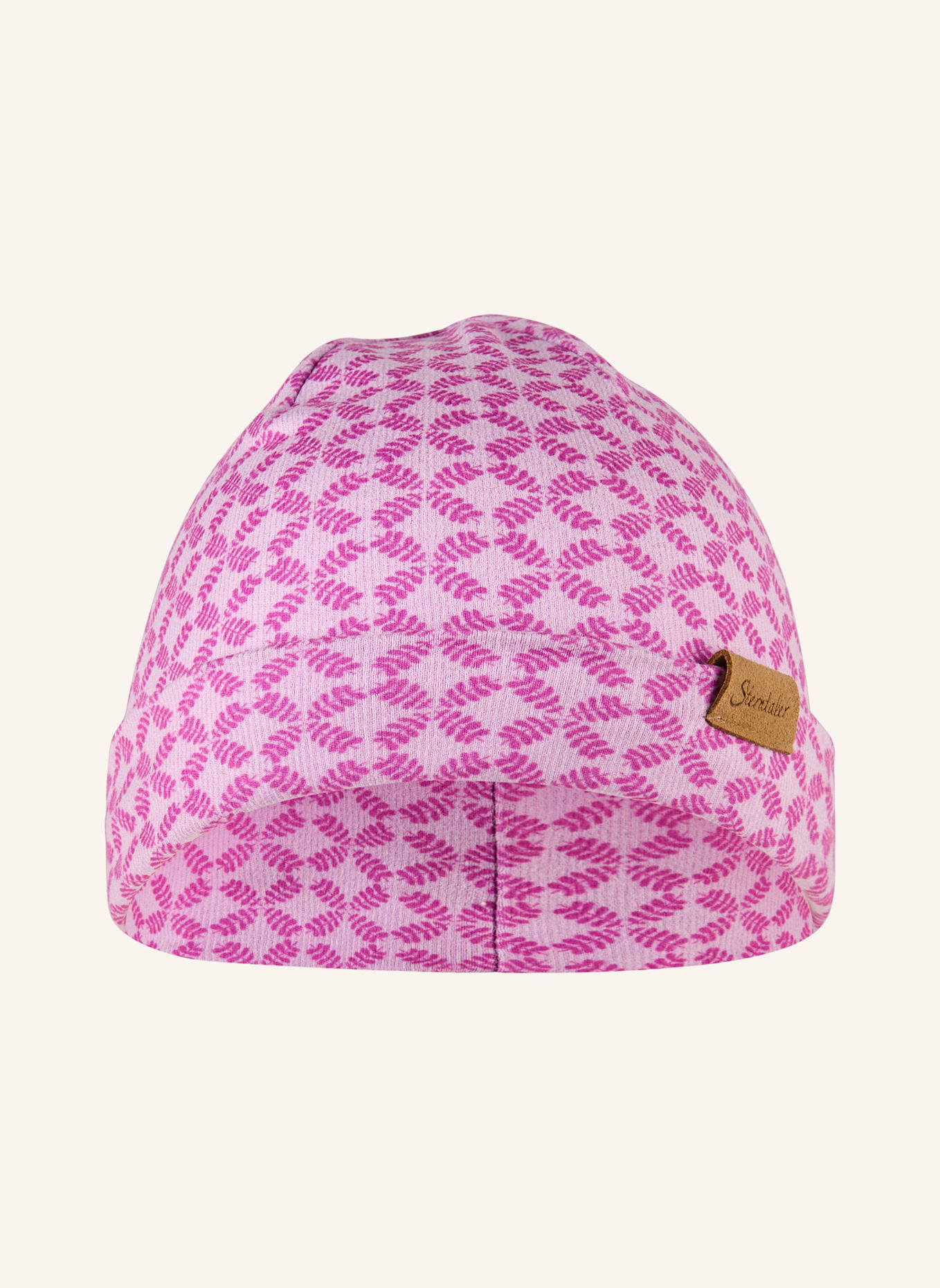 Sterntaler Beanie graphisch: LILA